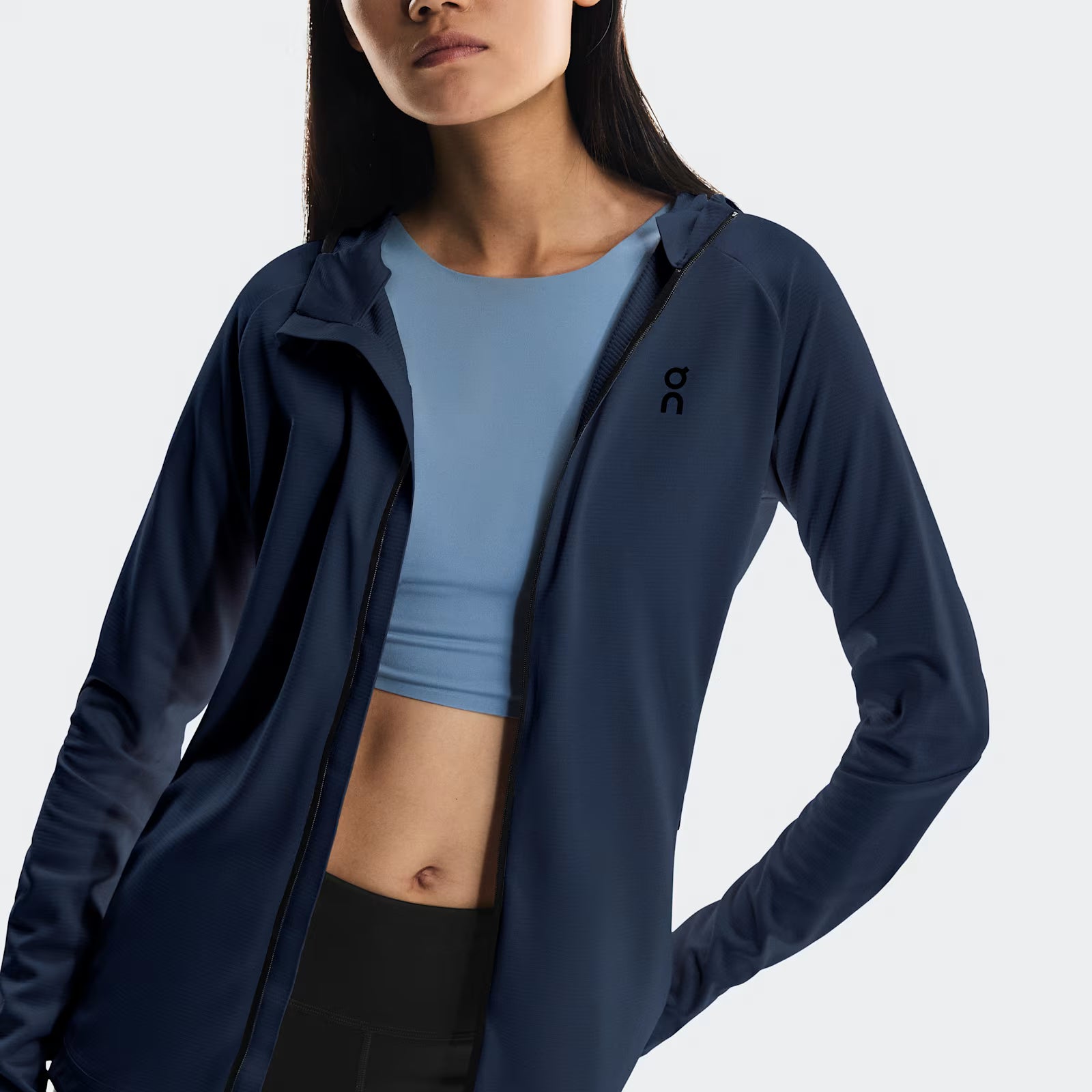 On Climate Zip Hoodie Navy (Women'S)