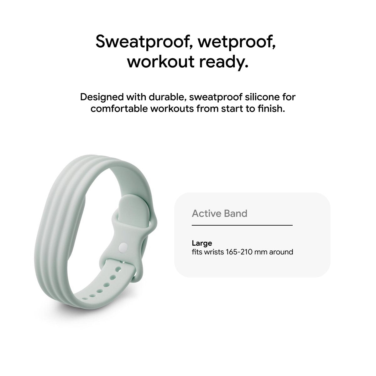 Google Fitbit Air Active Bundle Obsidian + Fog Active Band