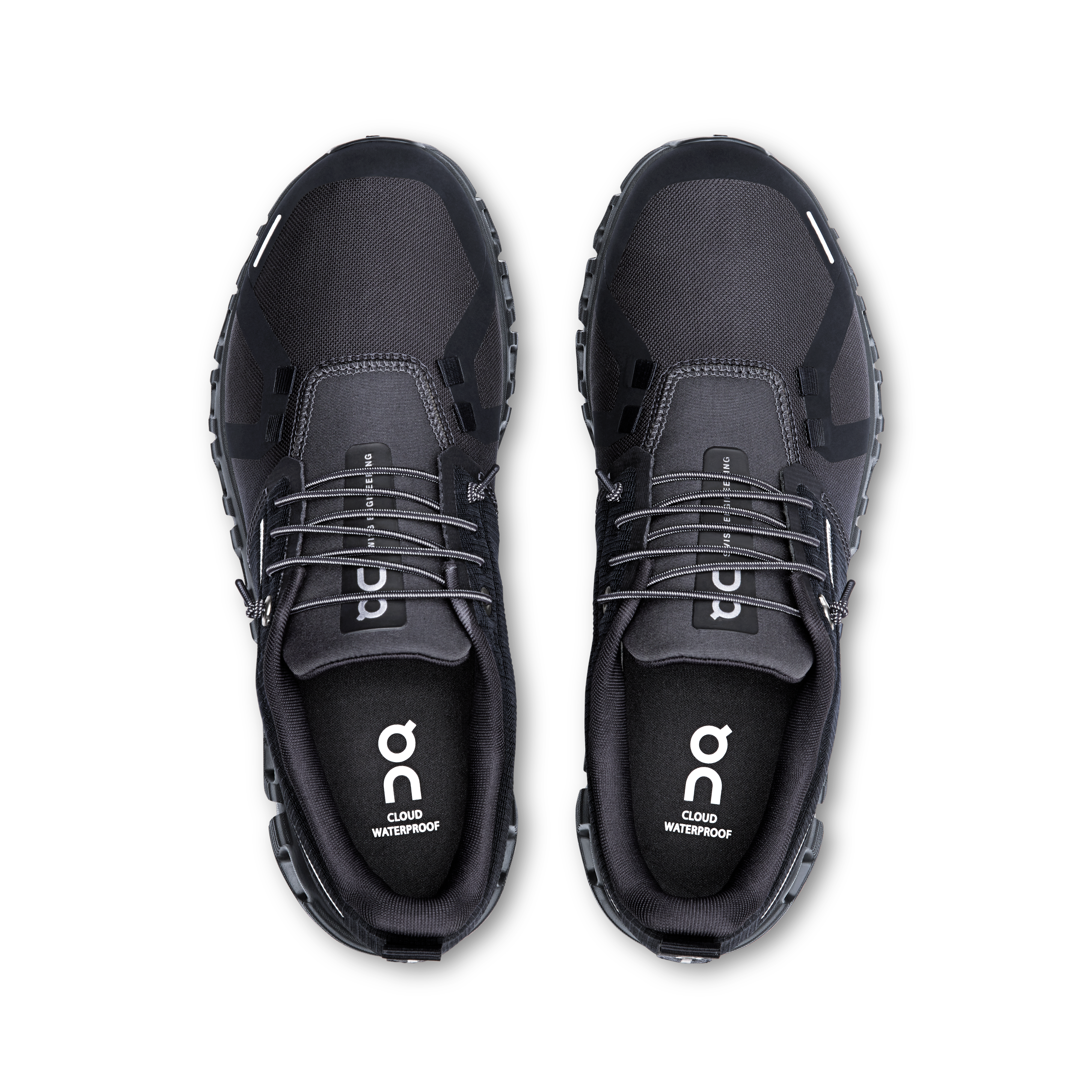 On Cloud 6 Waterproof Black Black (Women'S)