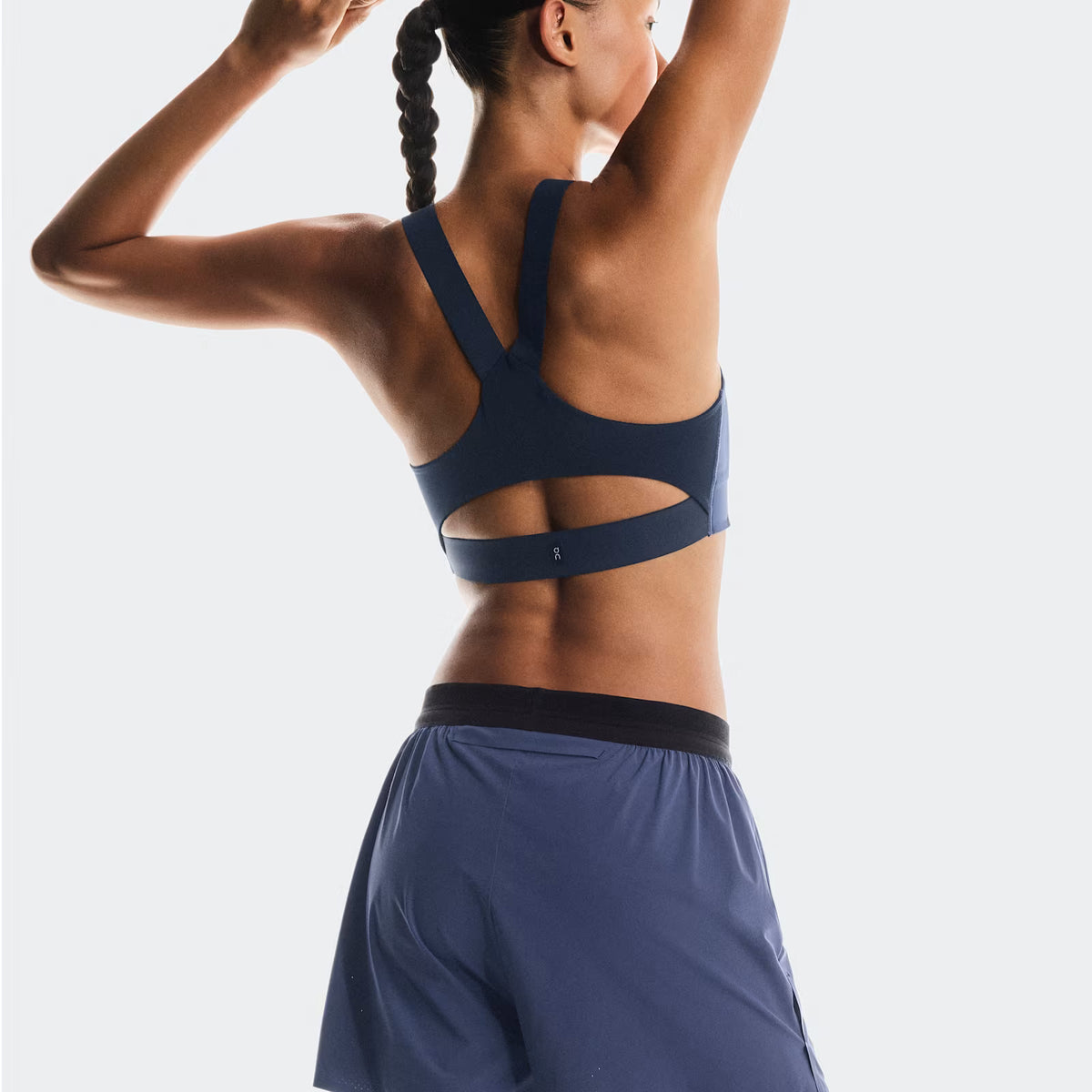 On 3" Performance 2/1 Shorts Acai | Black (Women'S)