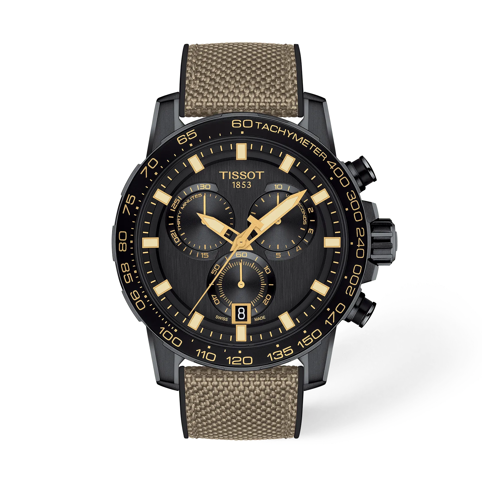 Seiko Tissot Supersport Chrono 45.5Mm T1256173705101