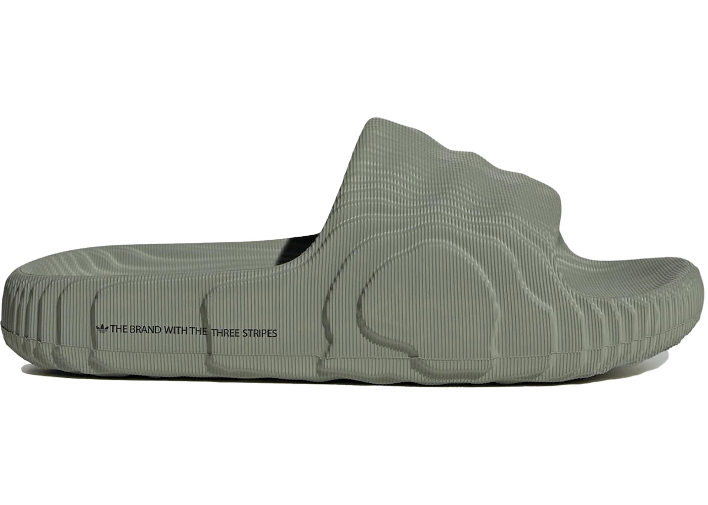 Adidas Adilette 22 Slides Silver Green (Women'S)