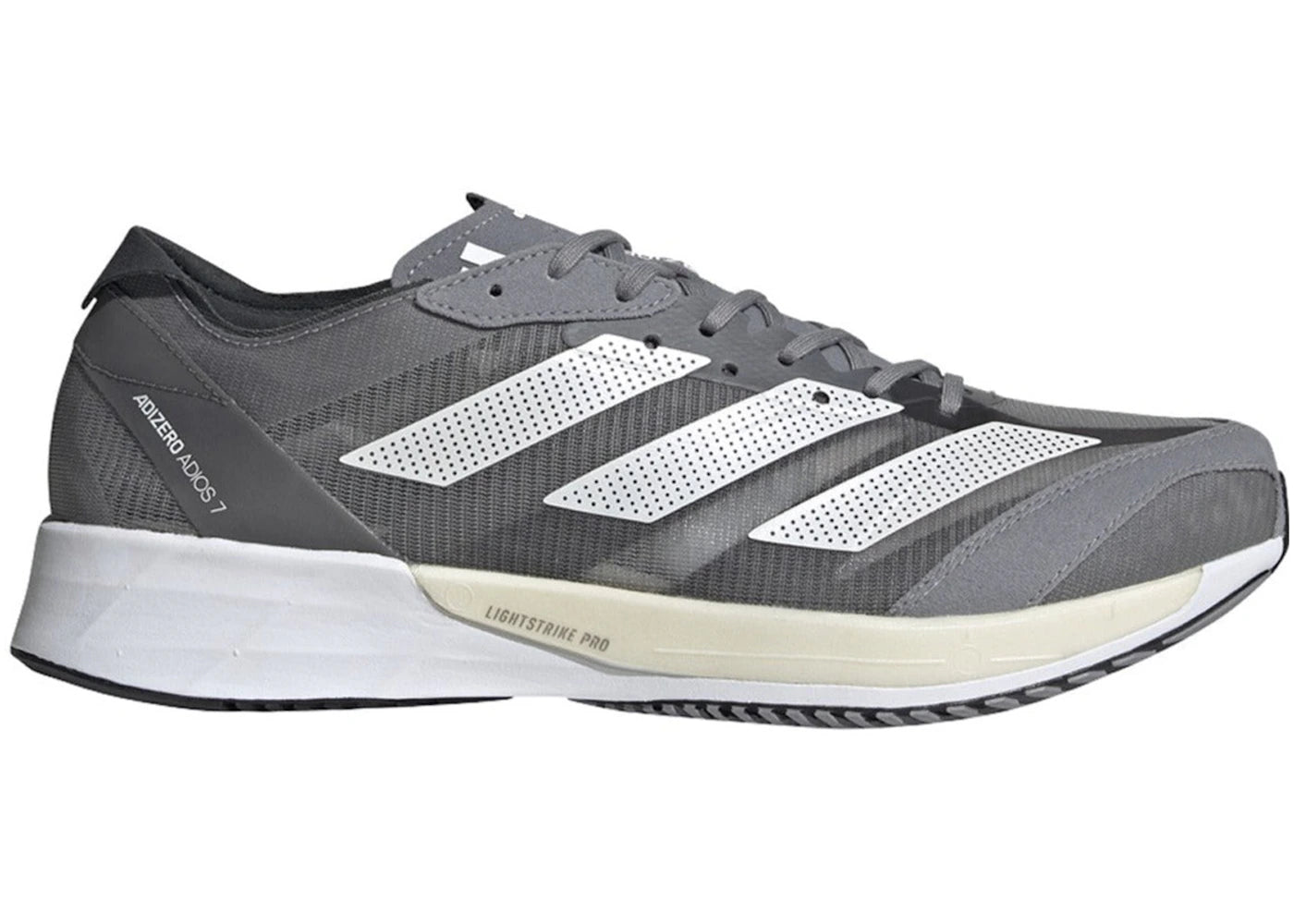 Adidas Adizero Adios 7 Grey Silver Metallic