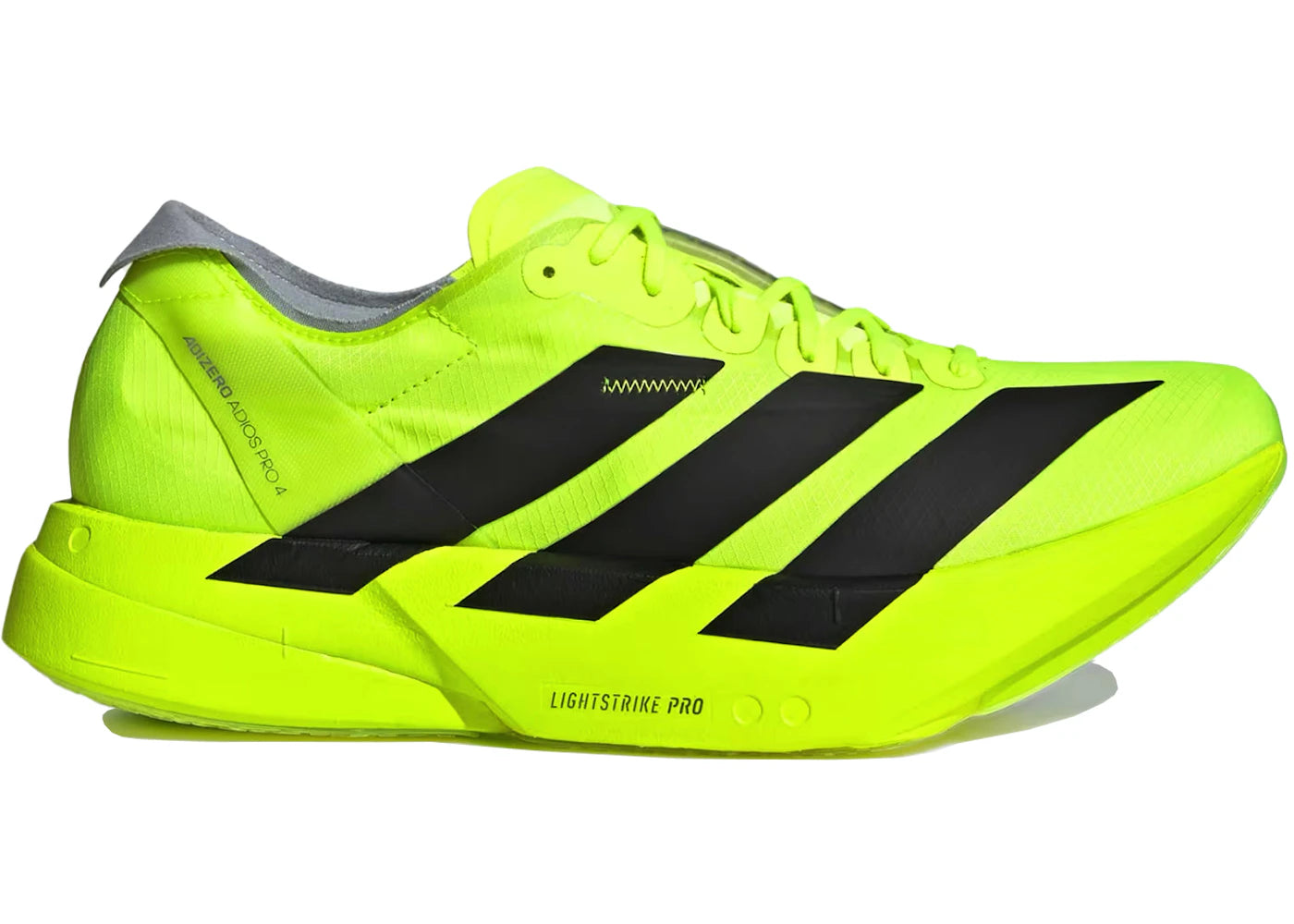 Adidas Adizero Adios Pro 4 Lucid Lemon Black – Kicks Machine