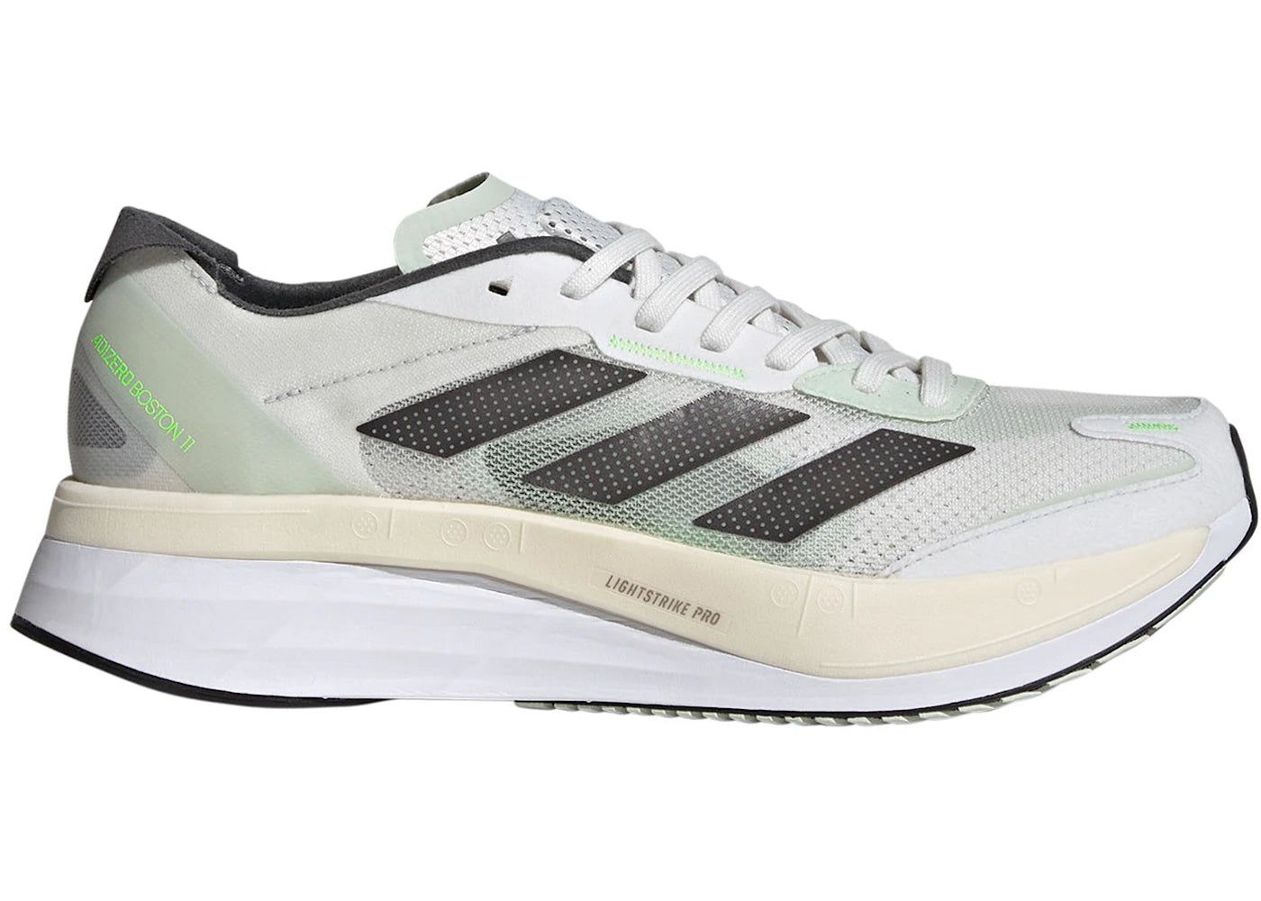 Adidas Adizero Boston 11 Crystal White Linen Green