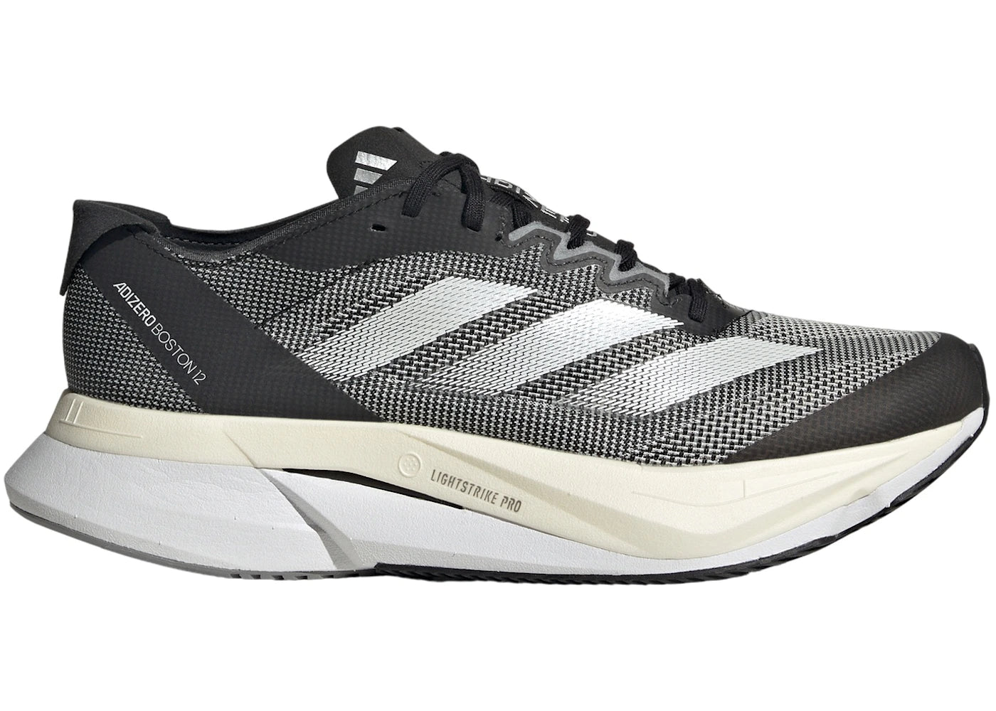 Adidas Adizero Boston 12 Core Black Cloud White Carbon (Women'S)