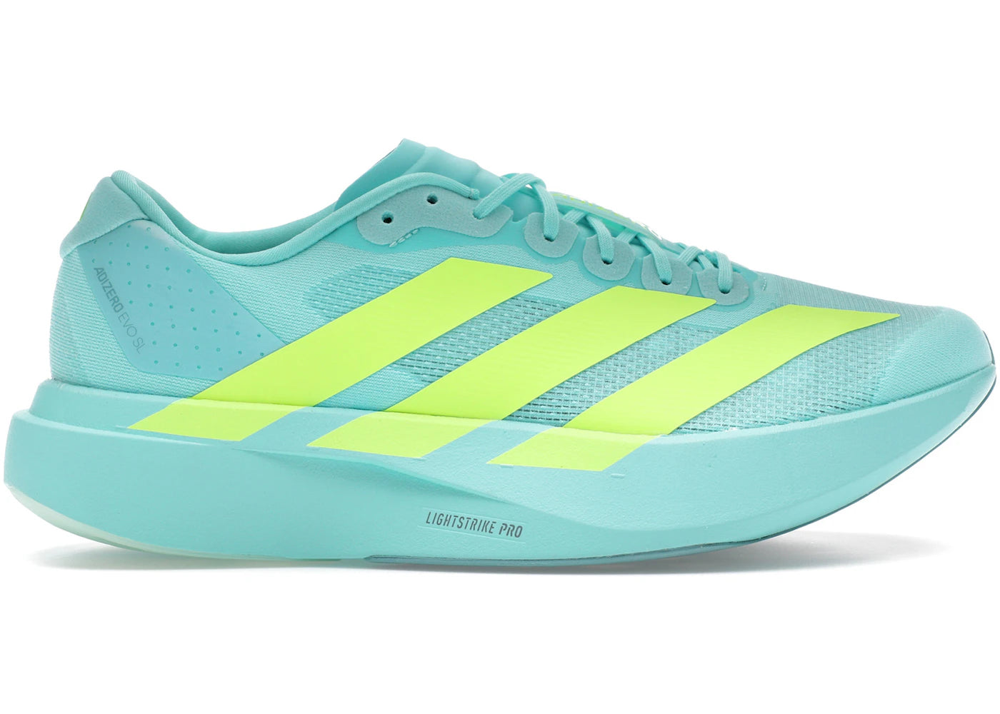 adidas adizero evo sl flash aqua lucid lemon