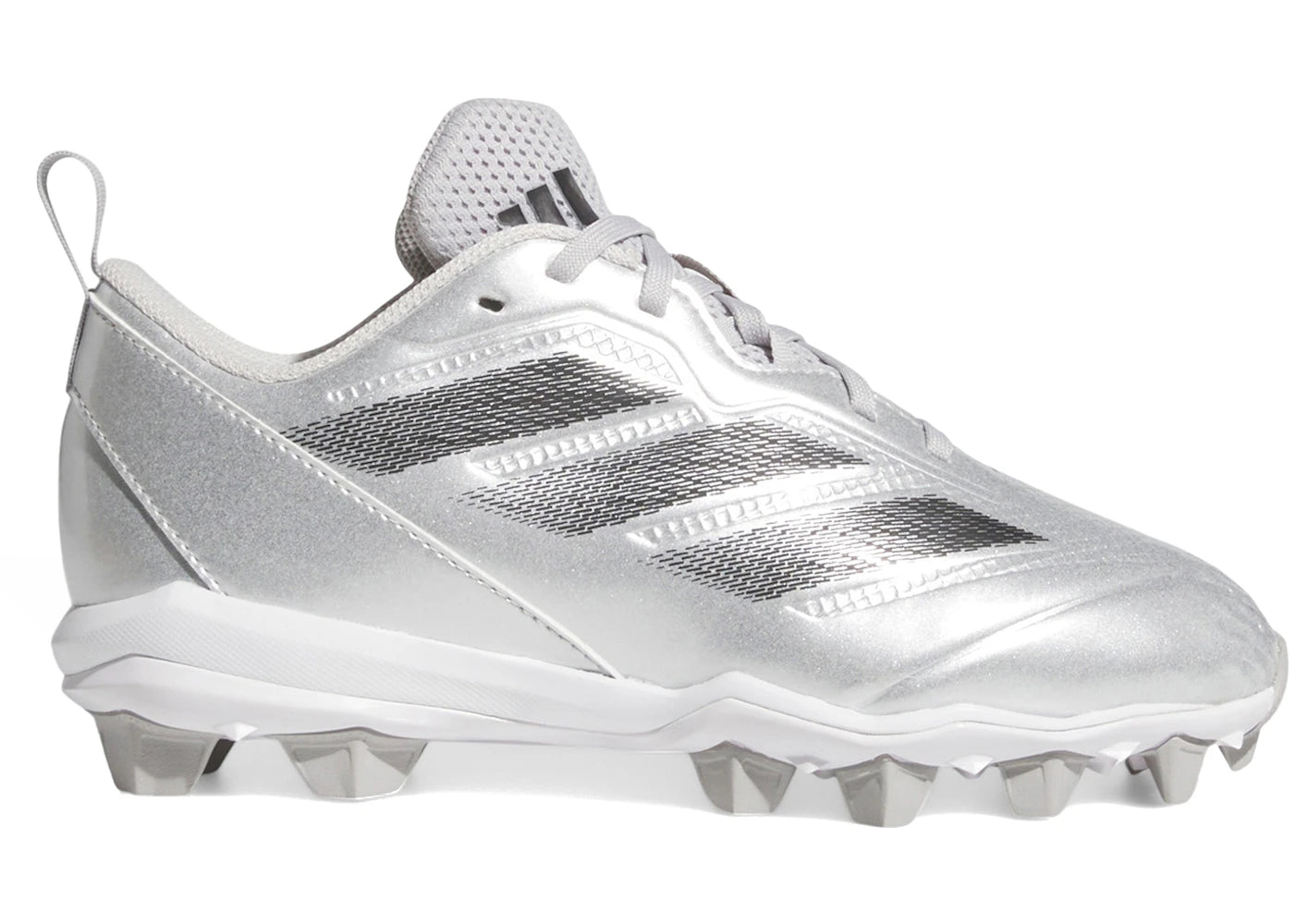 Adidas Adizero Instinct Md Silver Speed Silver Metallic Core Black Grey Two (Gs)