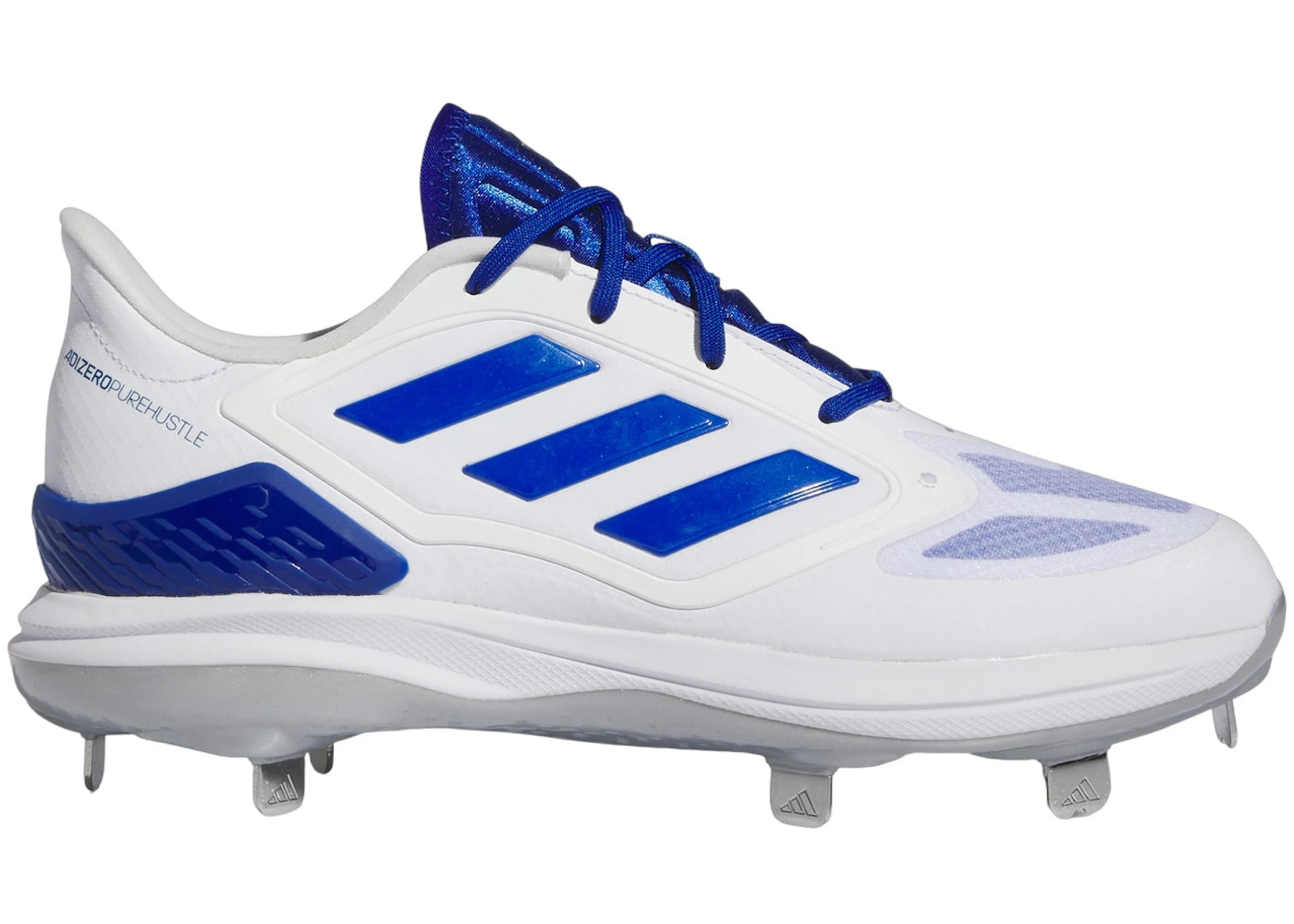 Adidas Adizero Purehustle 3 Elite Cloud White Royal Blue Silver Metallic (Women'S)