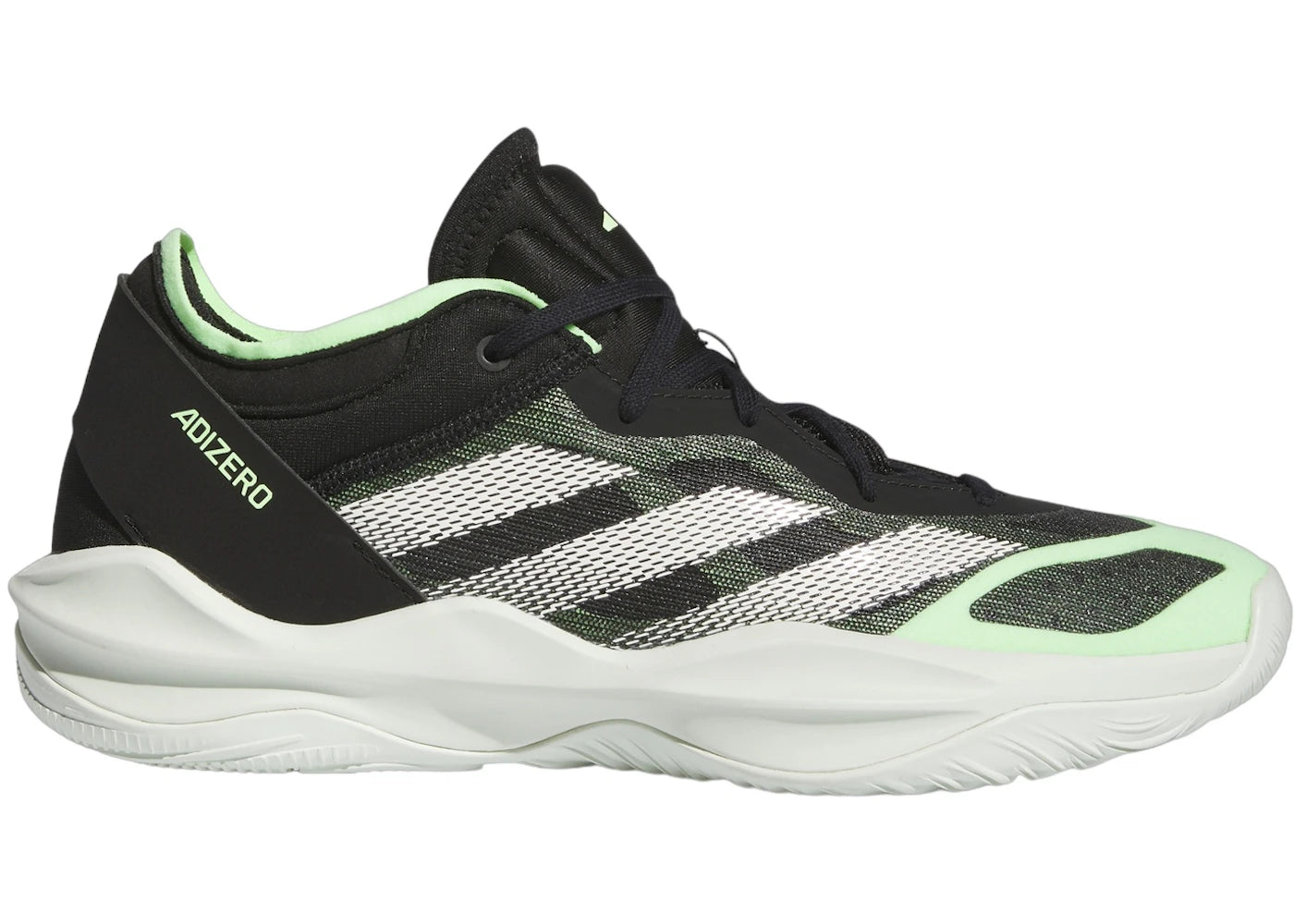 Adidas Adizero Select 2.0 Low Core Black Cloud White Green Spark