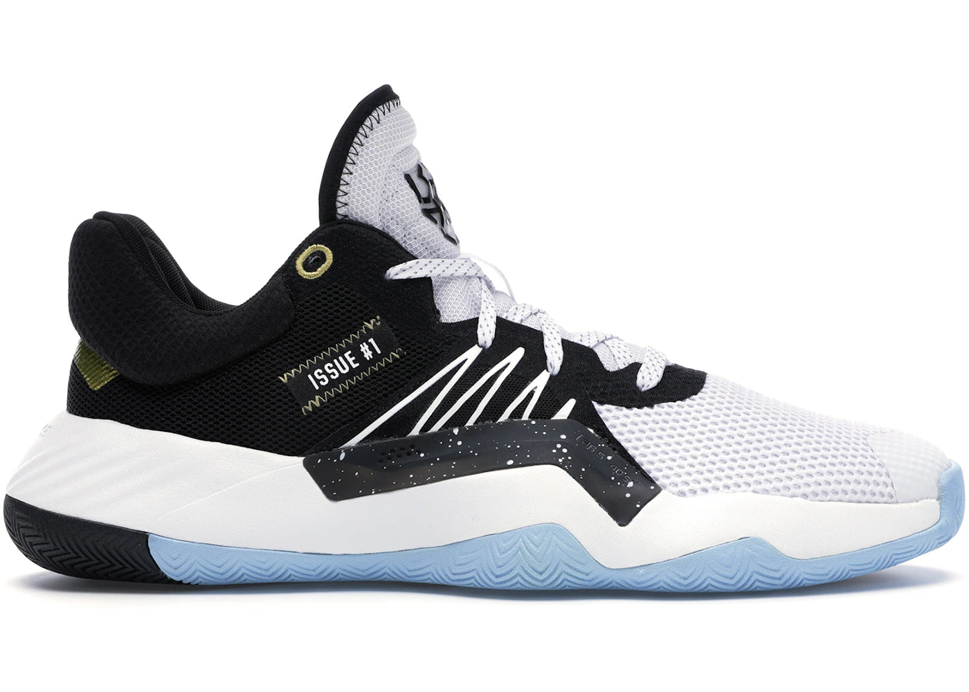 Adidas D.O.N. Issue #1 White Black Gold Metallic