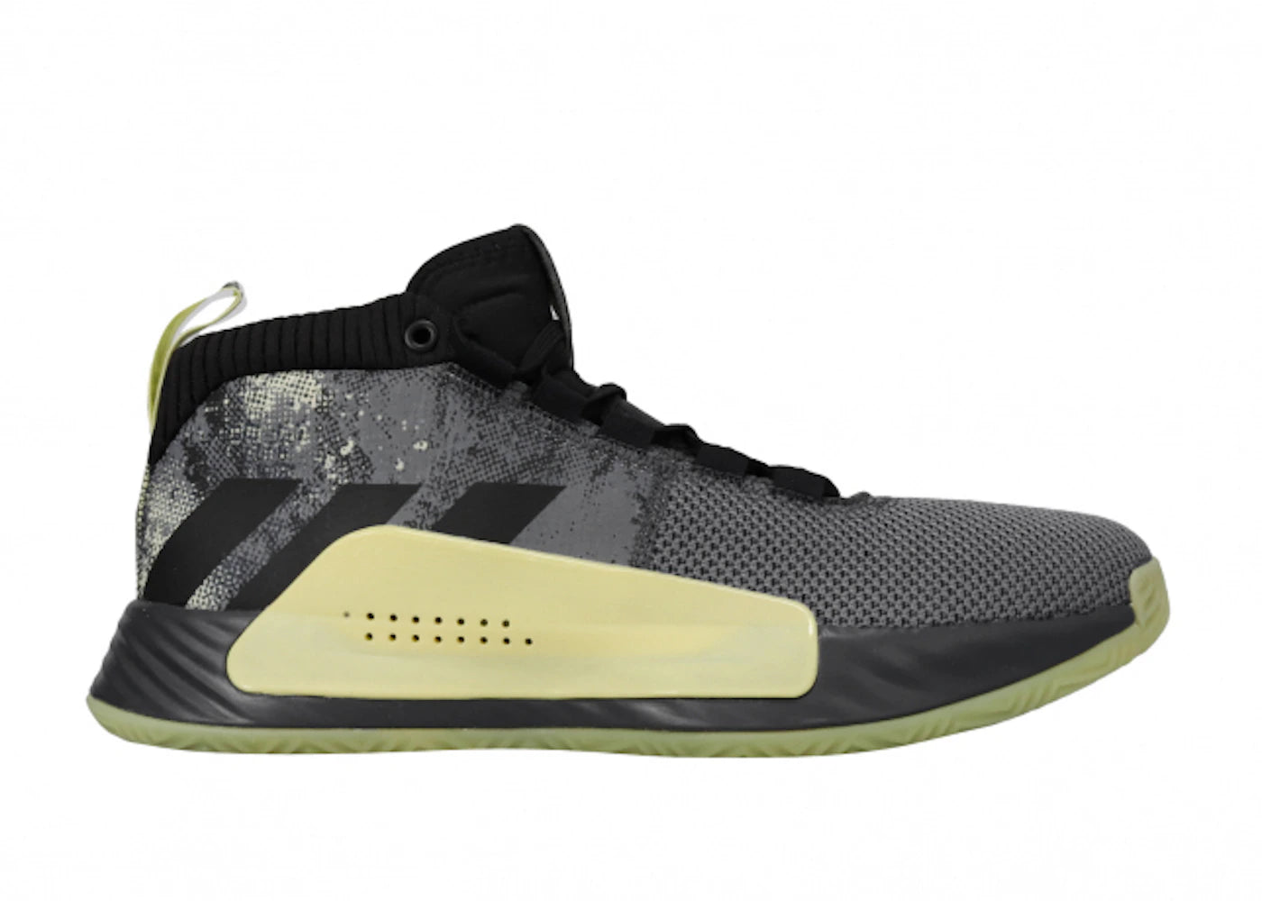 Adidas Dame 5 Grey Yellow