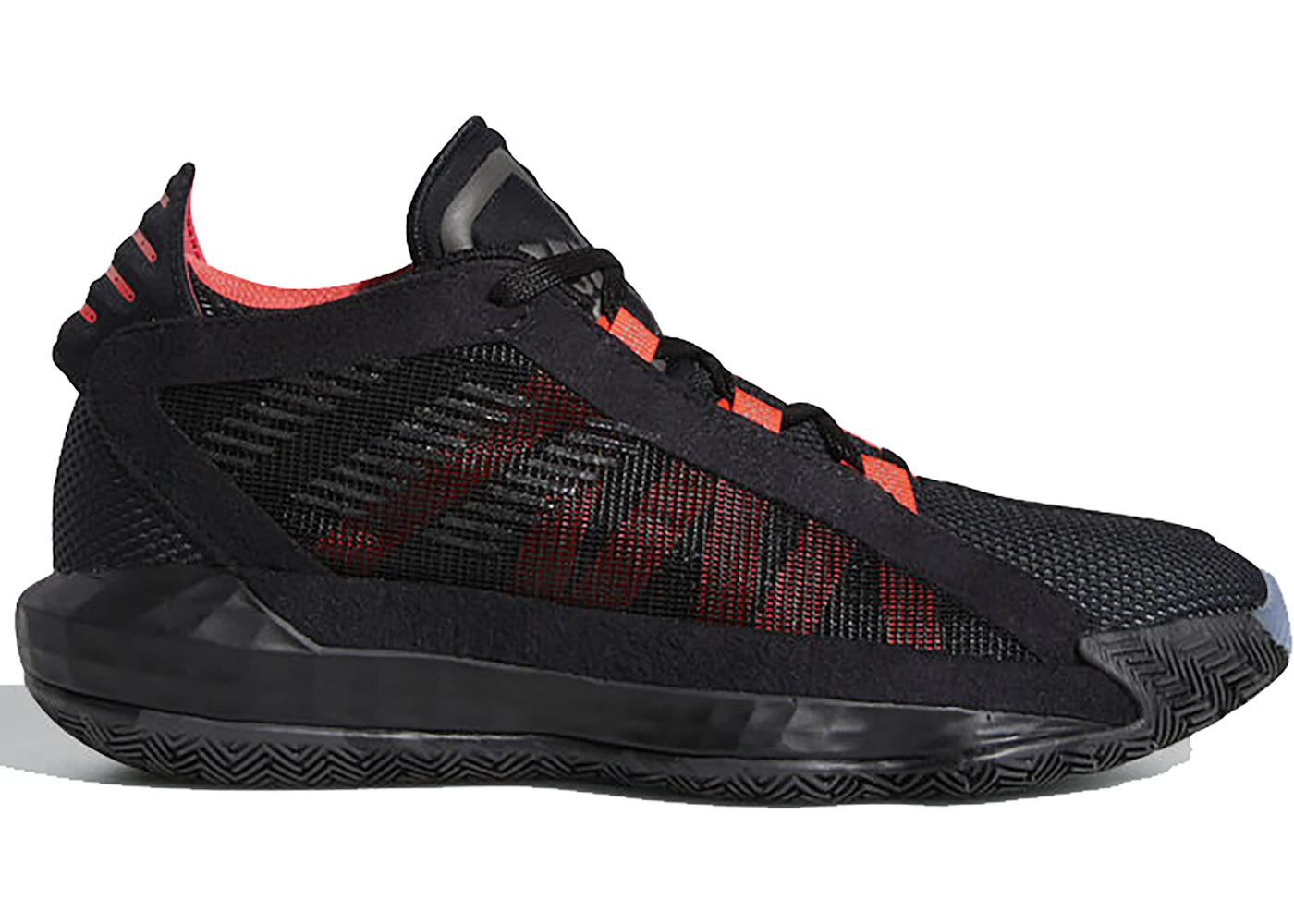 Adidas Dame 6 Black Red (Youth)