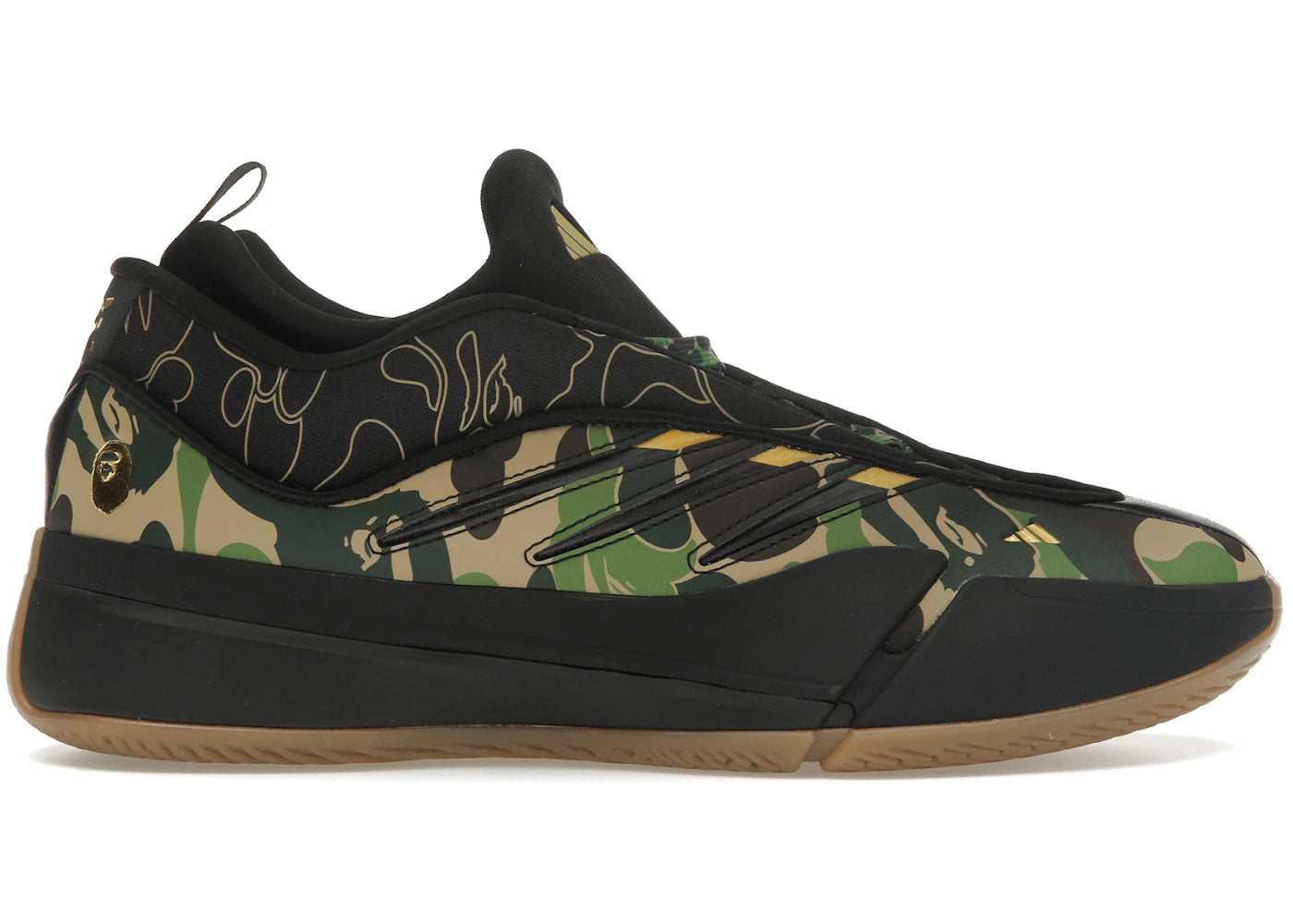 Adidas Dame 9 Bape Black Green