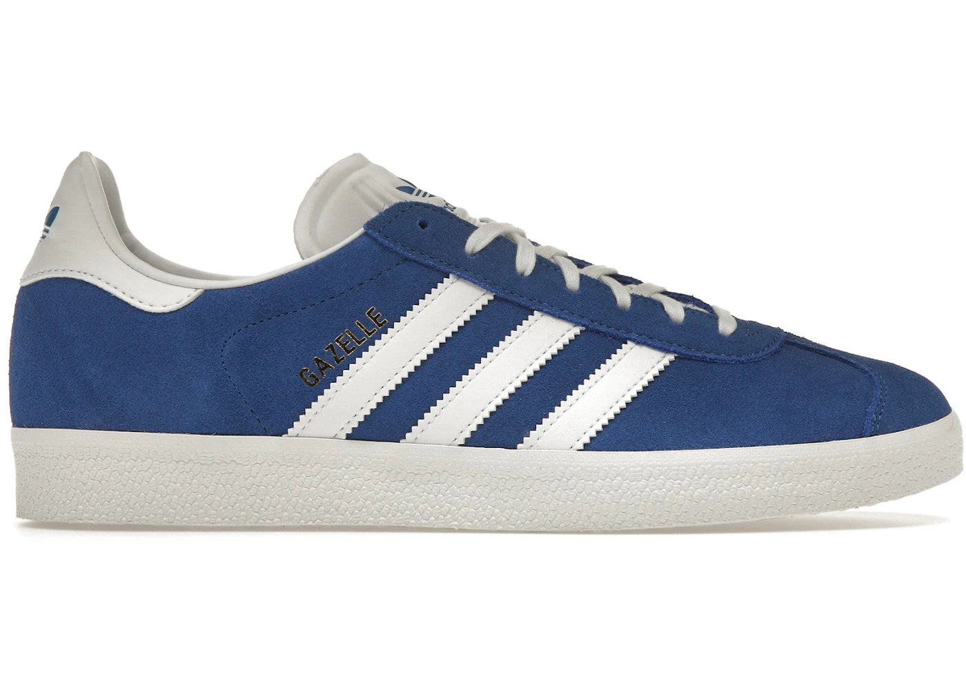 Adidas Gazelle Blue Cloud White Gold Metallic
