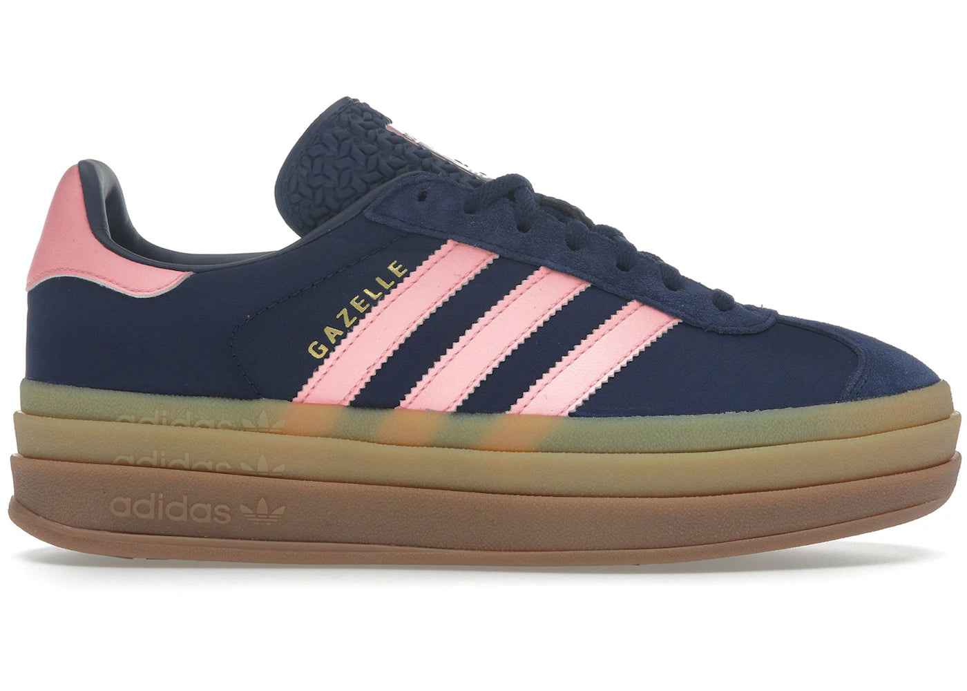 Adidas Gazelle Bold Dark Blue Pink Spark (Women'S)