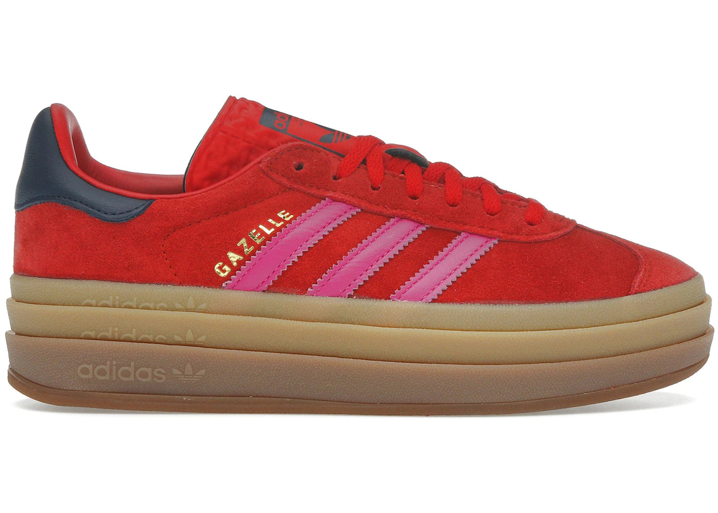 Adidas Gazelle Bold Red Semi Lucid Fuchsia (Women'S)