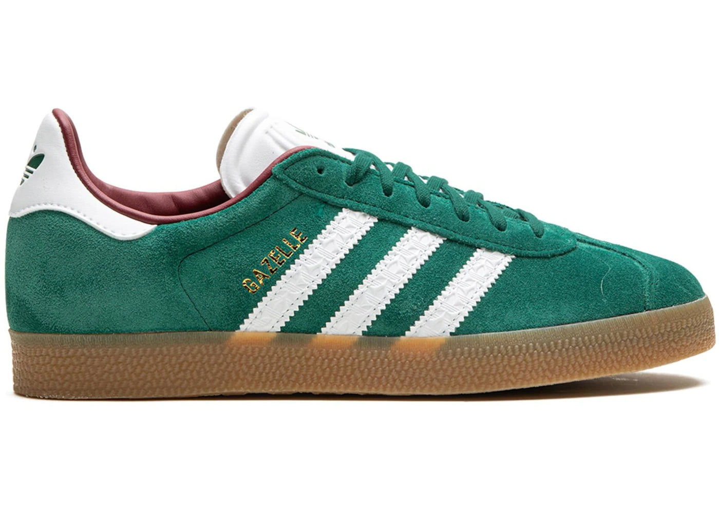 Adidas Gazelle Collegiate Green Burgundy