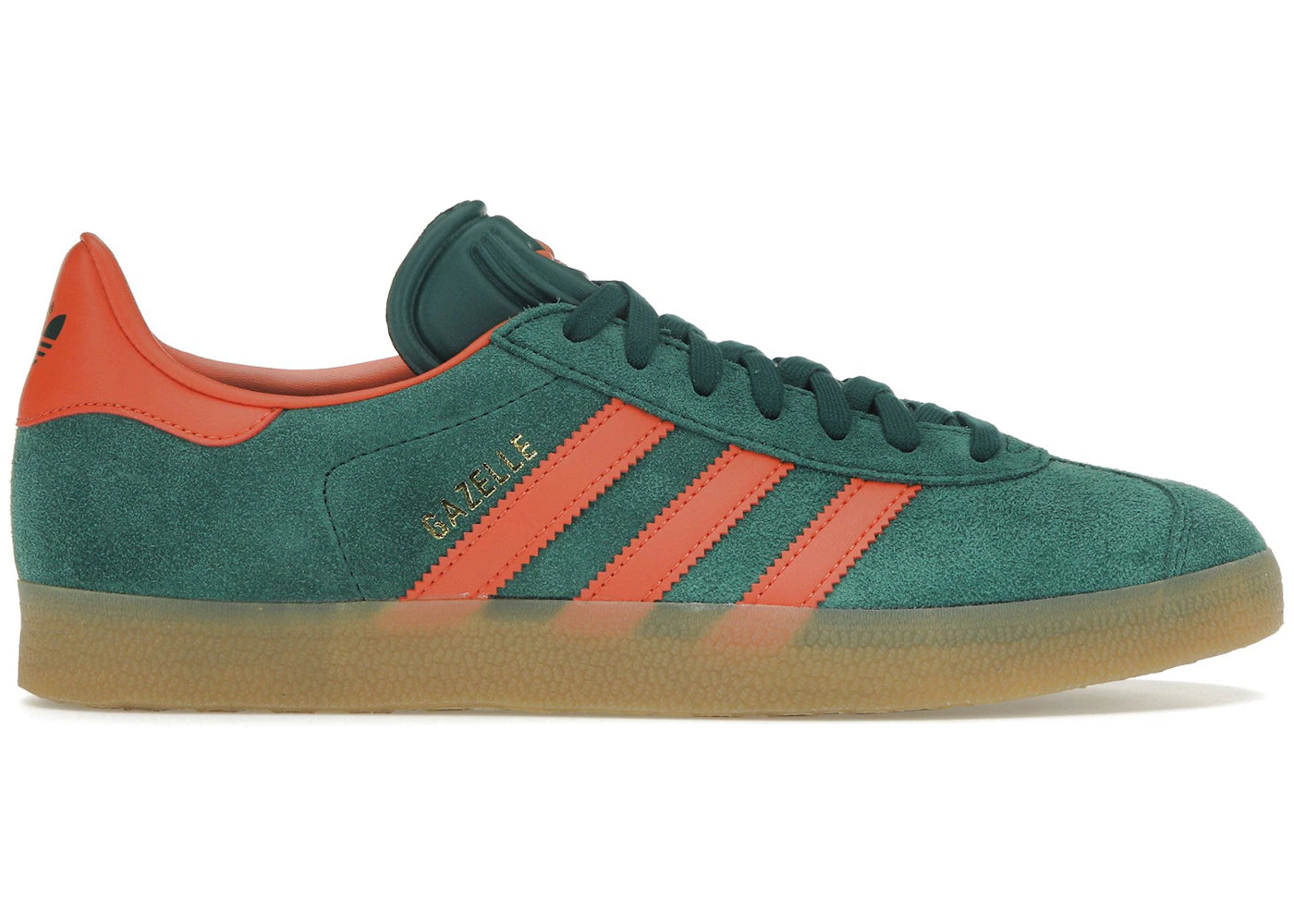 Adidas Gazelle Collegiate Green Preloved Red – Kicks Machine