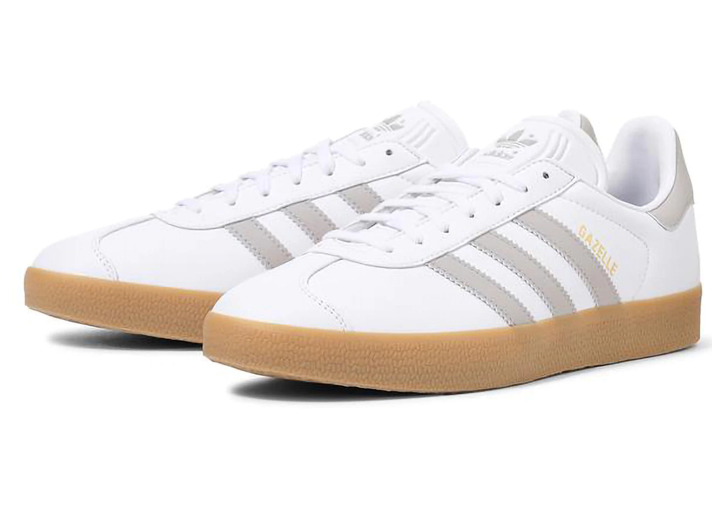 Adidas Gazelle White Grey Gum