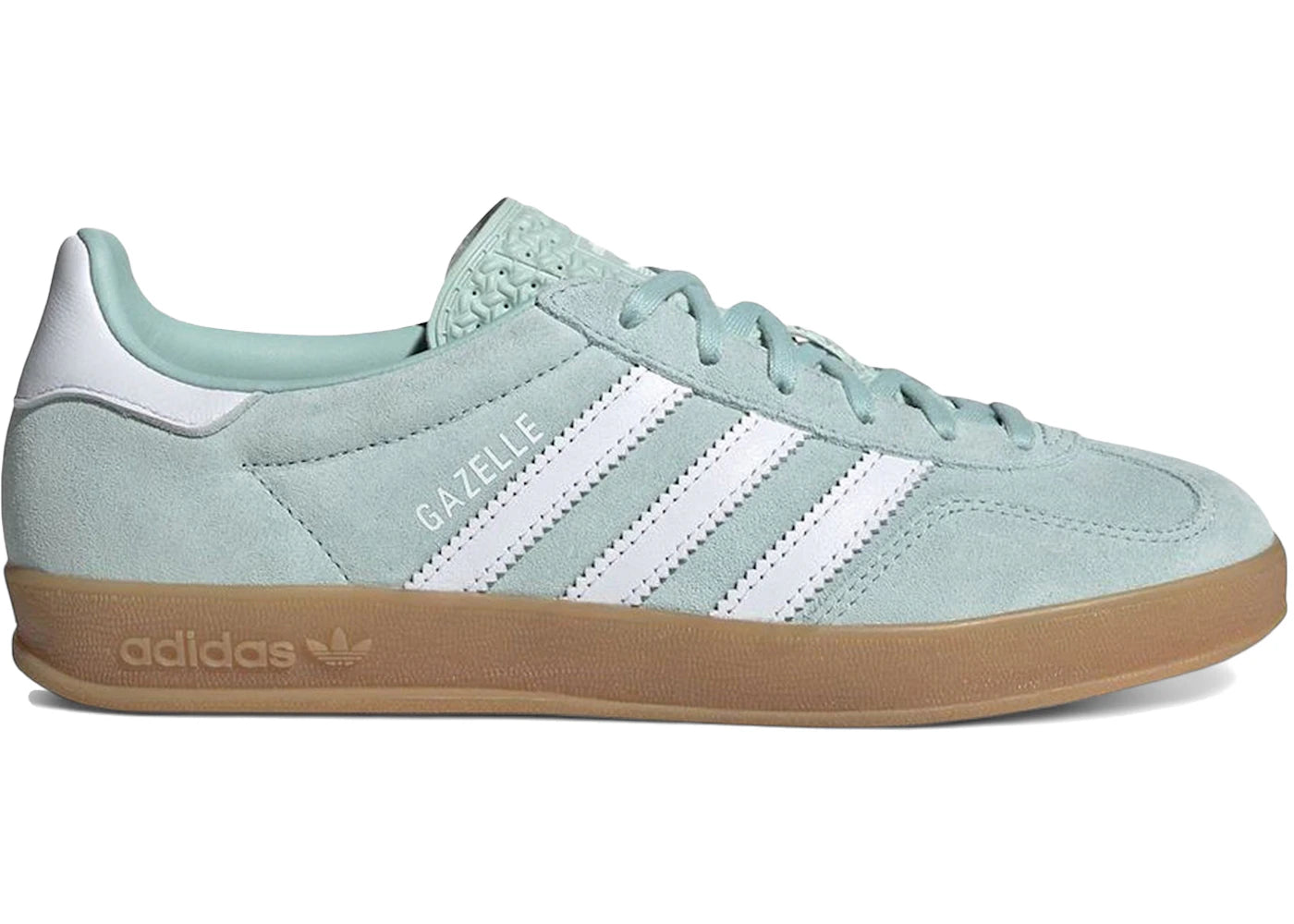 Adidas Gazelle Indoor Ash Green White (Women'S)