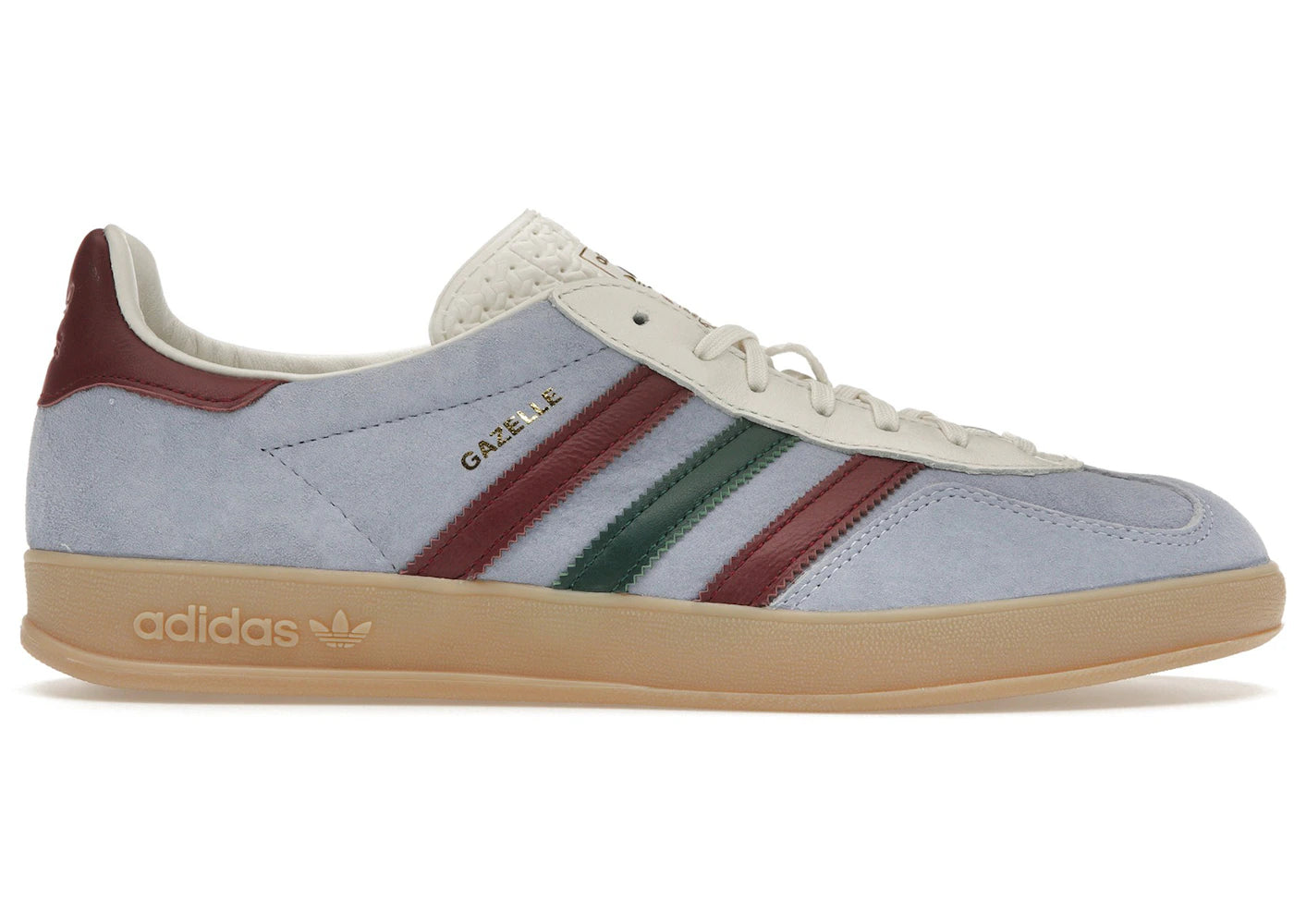 Adidas Gazelle Indoor Blue Dawn Collegiate Burgundy