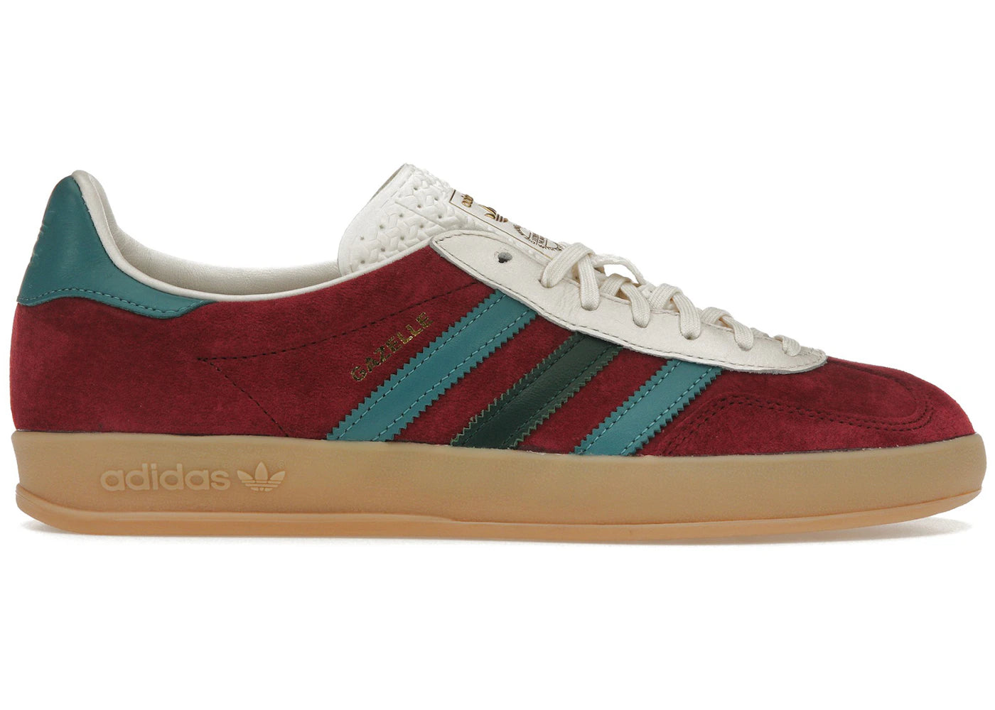 Adidas Gazelle Indoor Collegiate Burgundy Arctic Fusion – Kicks Machine