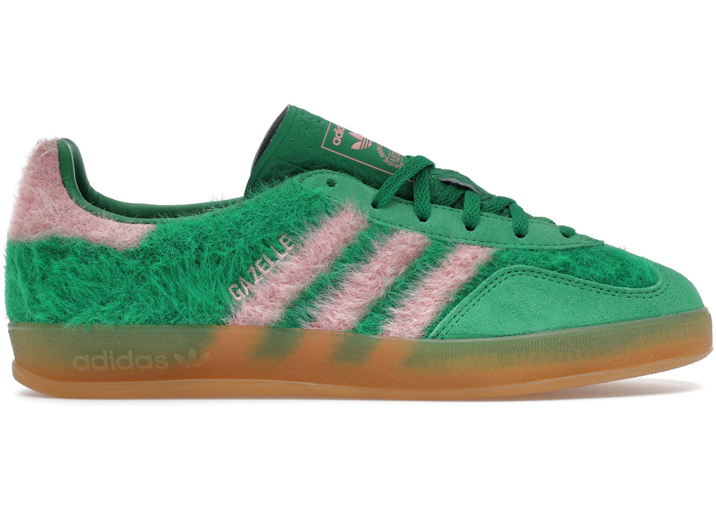 Adidas Gazelle Indoor Green Glow Pink (Women'S)
