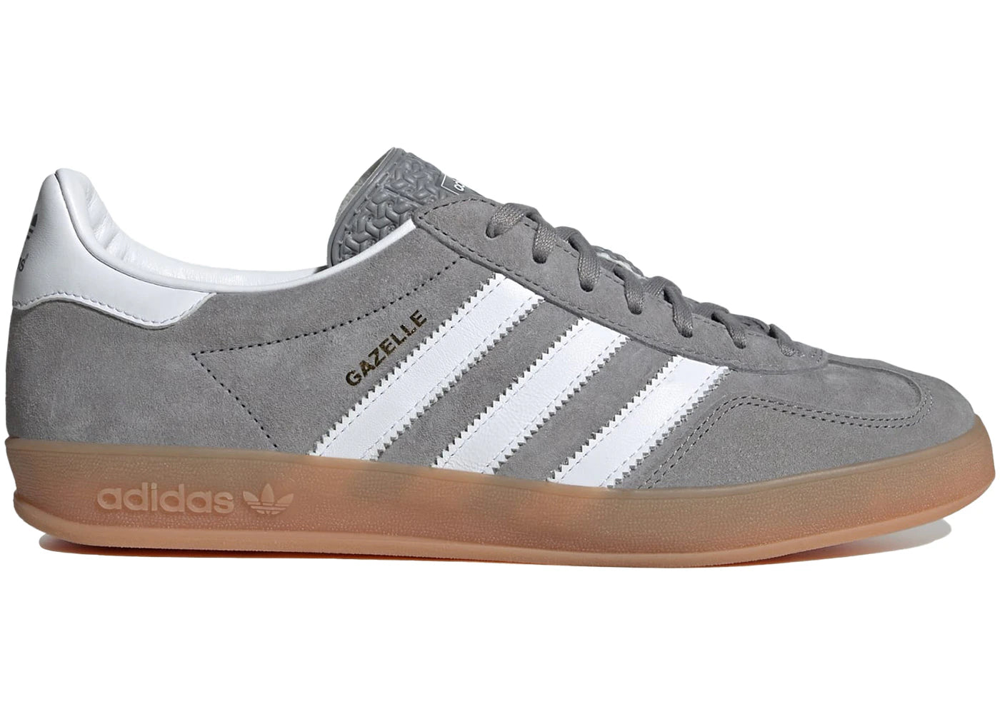 Adidas Gazelle Indoor Low Grey Three Gum UK