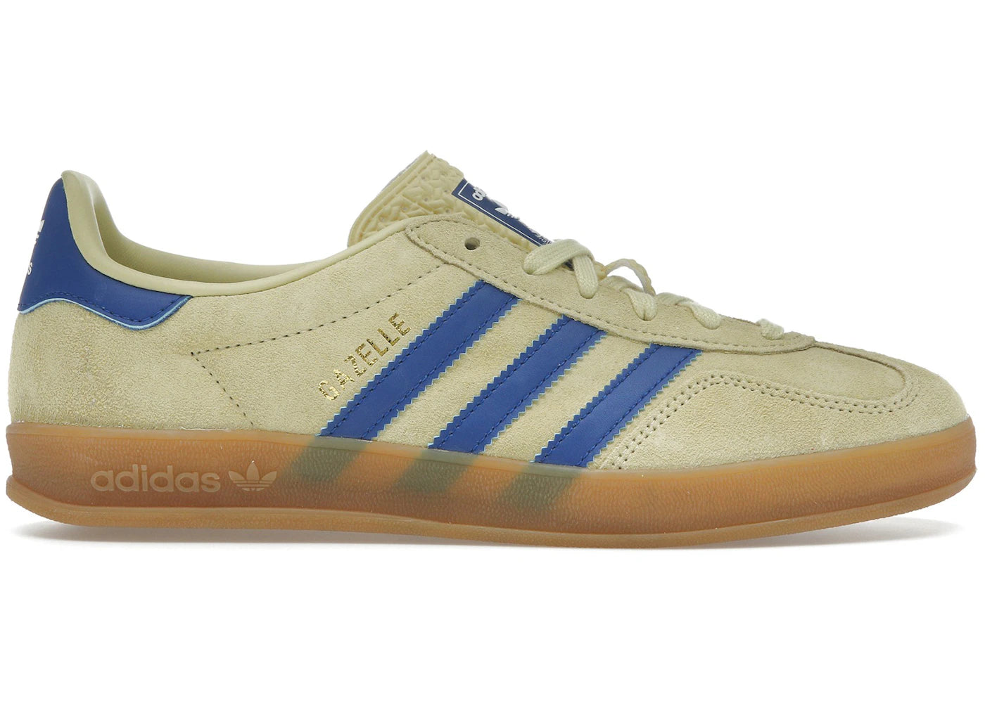 Adidas Gazelle Indoor Powder Yellow Royal Blue