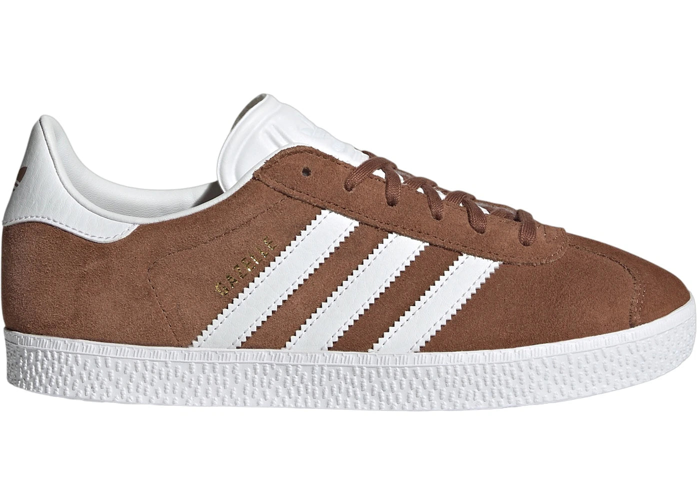 Adidas Gazelle Preloved Brown Cloud White Gold Metallic (Gs)
