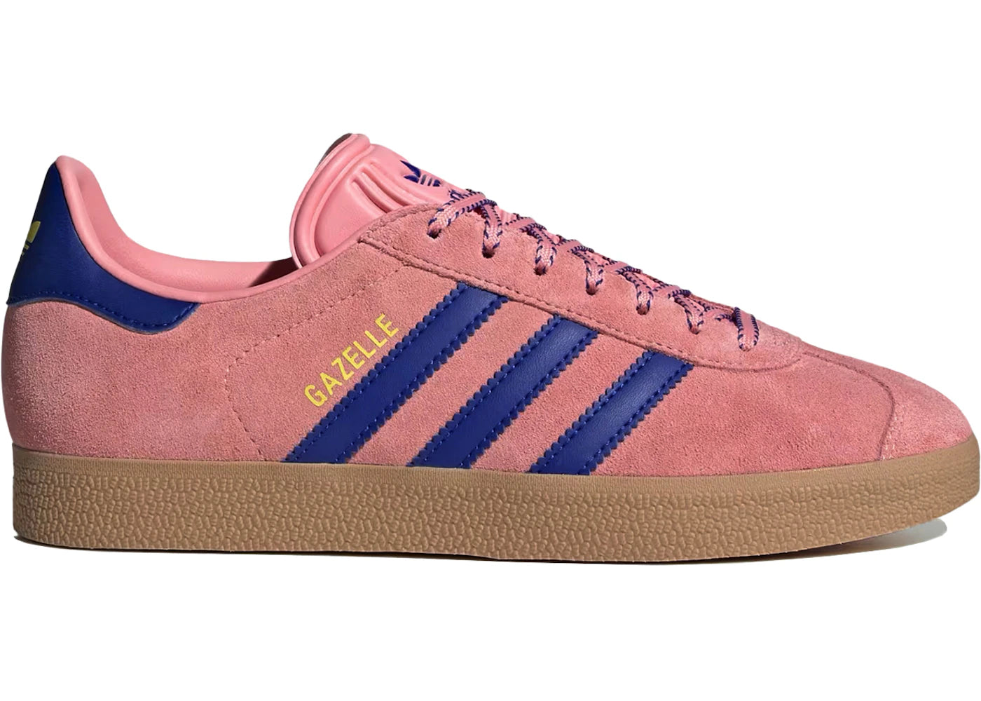 Adidas Gazelle Semi Pink Spark Lucid Blue Pure Sulfur