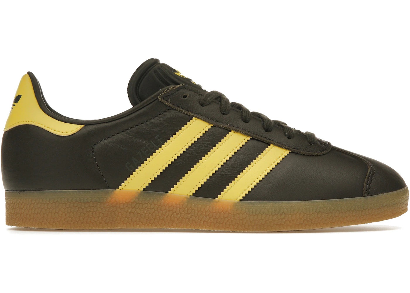 Adidas Gazelle Shadow Olive Yellow Gum