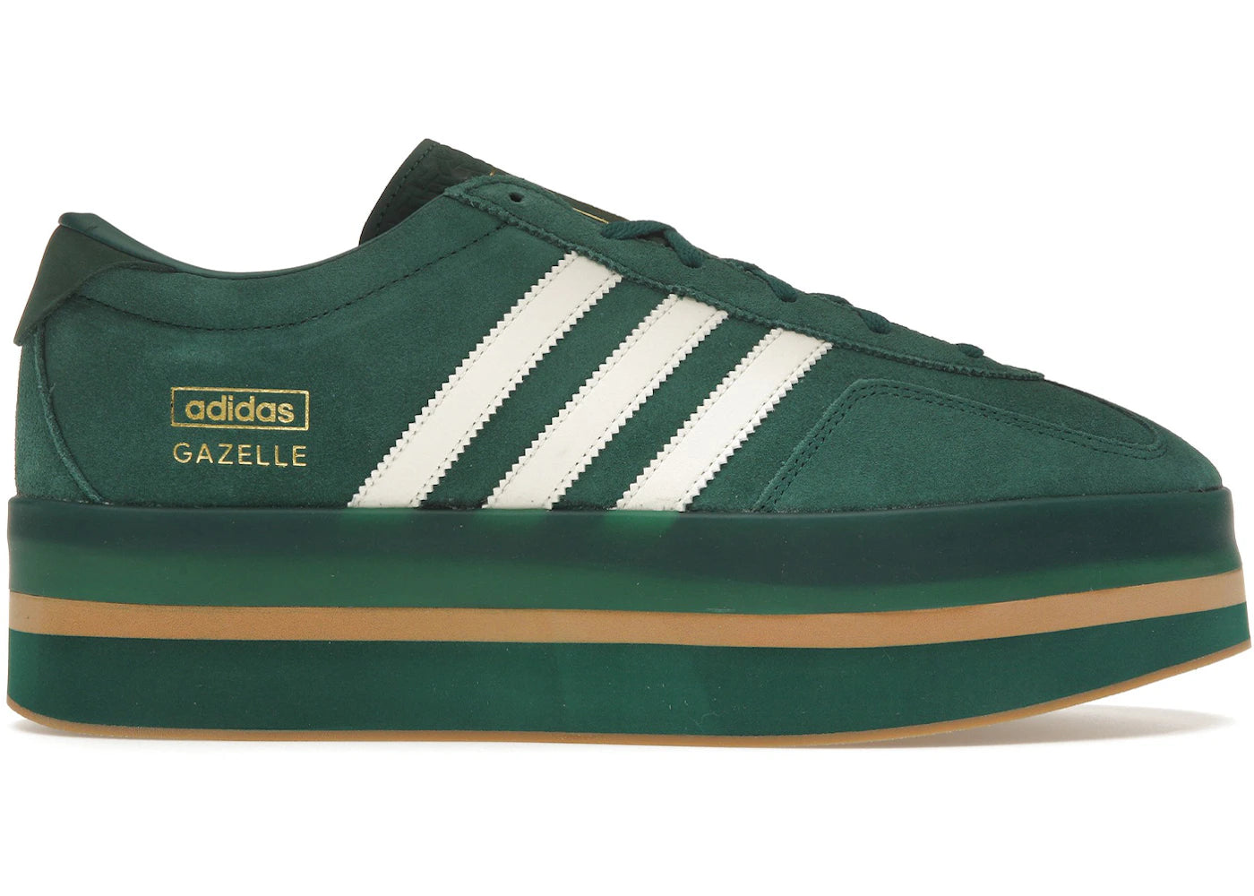 Adidas Gazelle Stack Collegiate Green Cream White (Women'S)