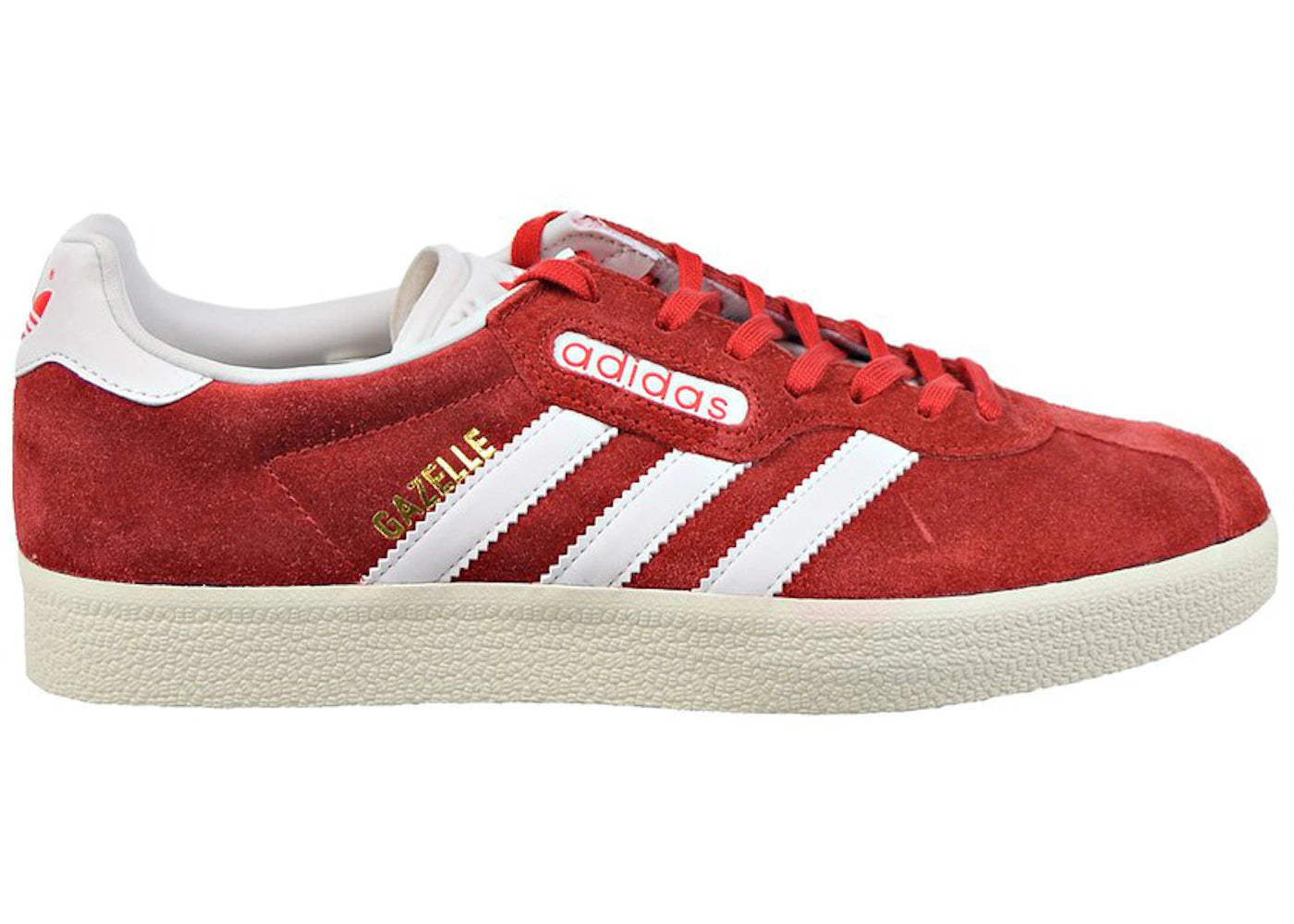 Adidas Gazelle Super Red White Gold