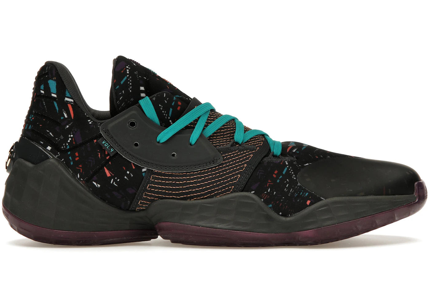 adidas Harden Vol.4 GCA 'Black Amber Tint' (James Harden) EF9938 US 12½