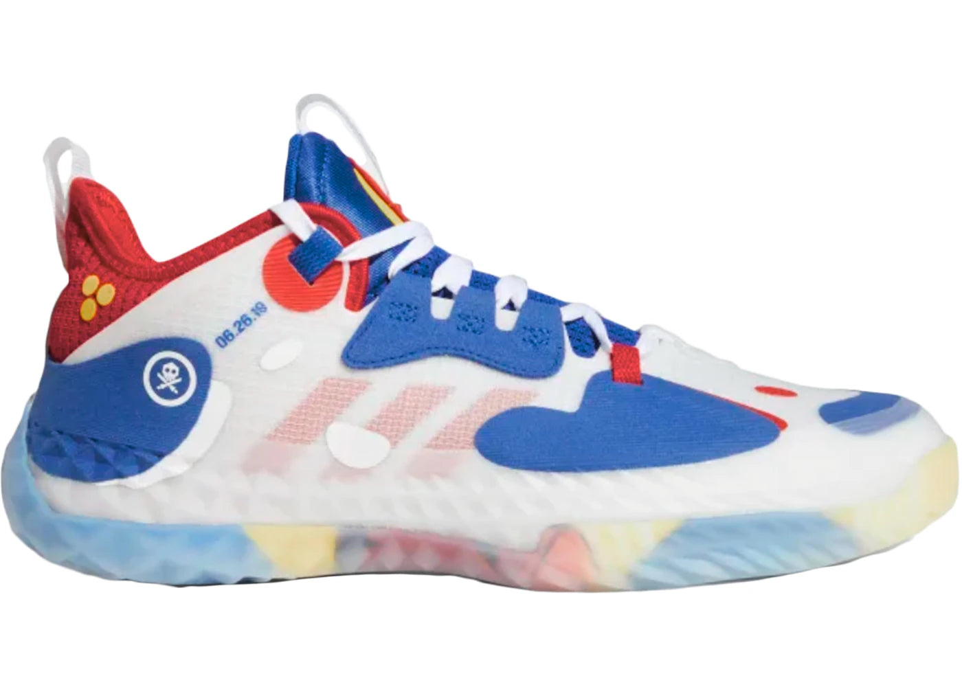 Adidas Harden Futurenatural Cloud White Royal Blue Vivid Red UK