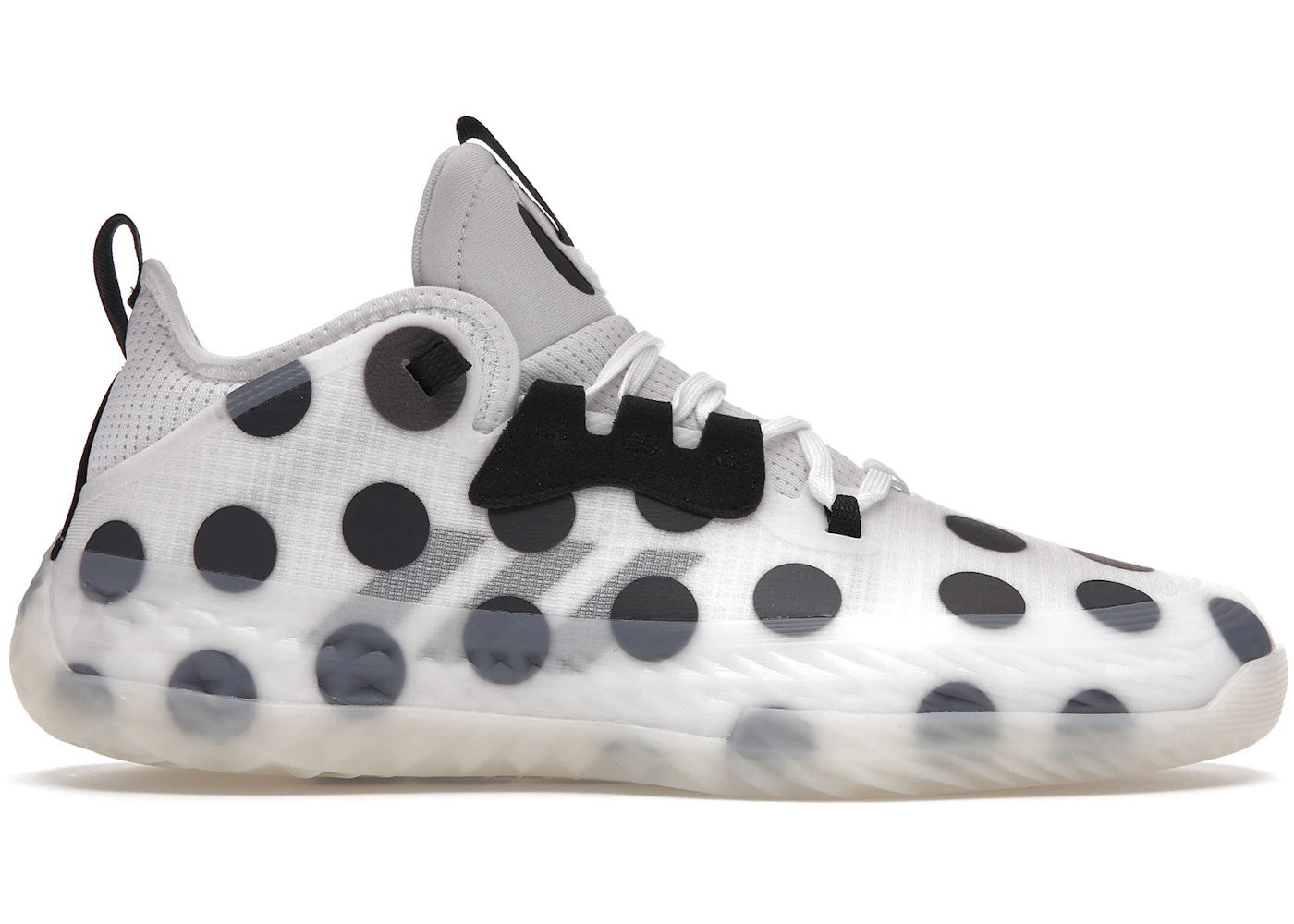 Adidas Harden Futurenatural White Polka Dot UK 12