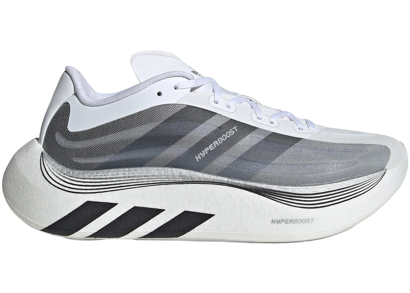 Adidas Hyper Boost Euphoria Lt Black White Silver Metallic