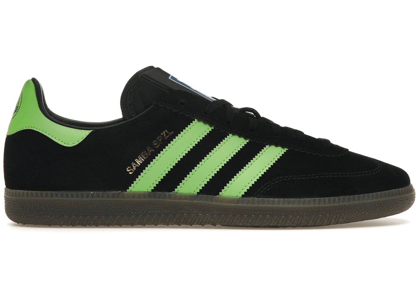 Adidas Samba Deco Spzl Black Lucid Lime