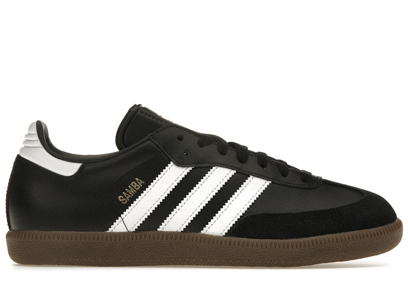 Adidas Samba Leather Black White