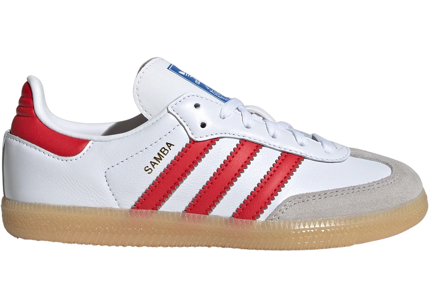 Adidas Samba Og Cloud White Collegiate Red Gum (Ps)