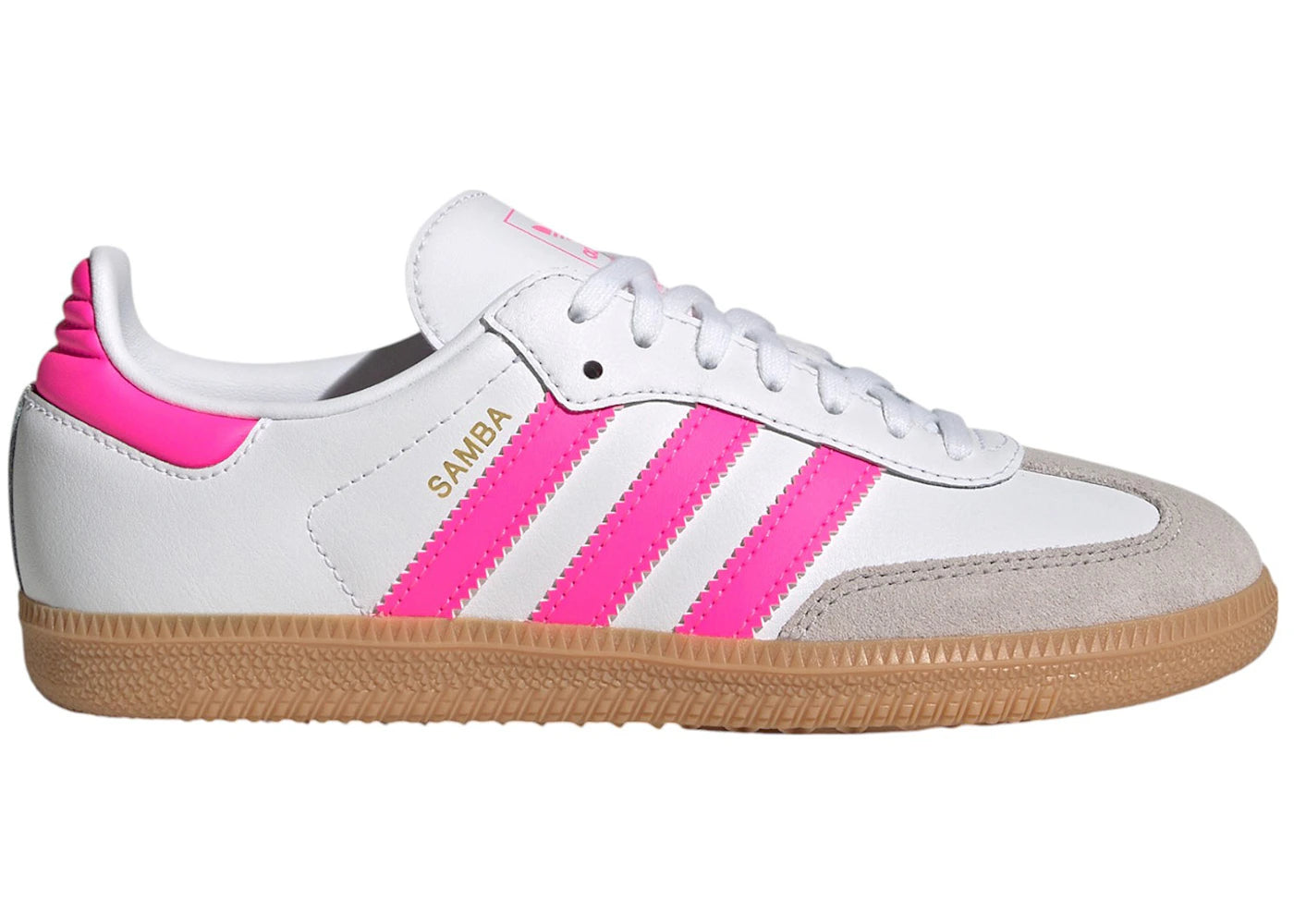 Adidas Samba Og Cloud White Lucid Pink Gum (Gs)