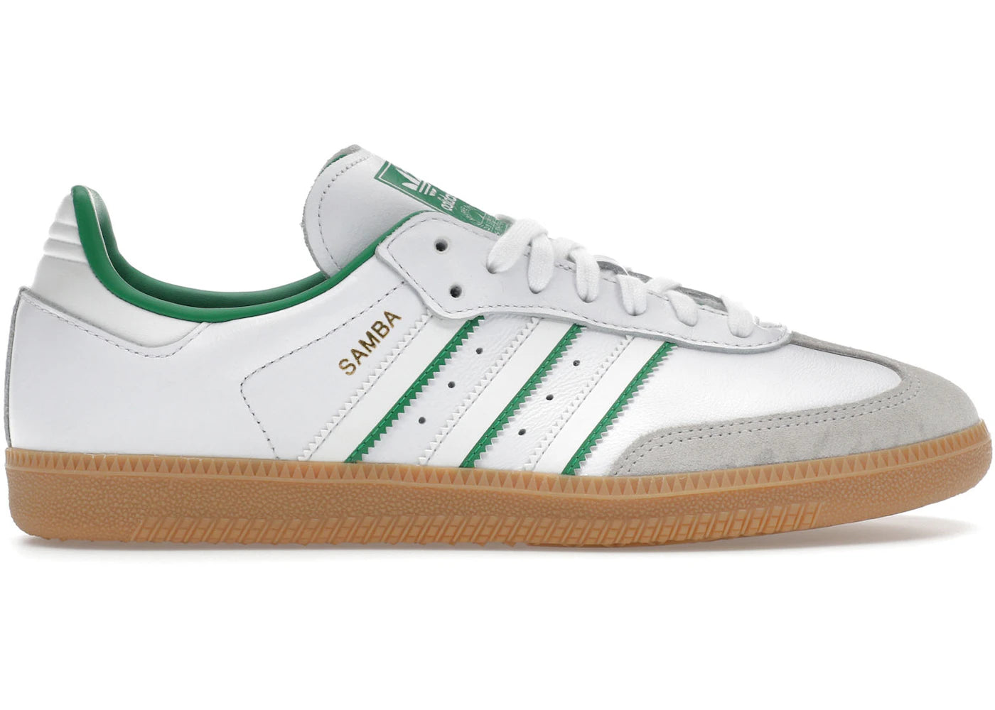 adidas samba og crystal white green