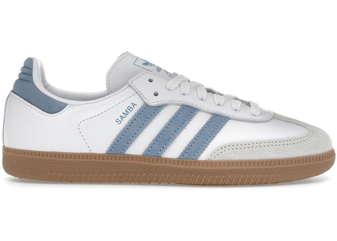 Adidas Samba Og White Alumina Ash Blue (Women'S)