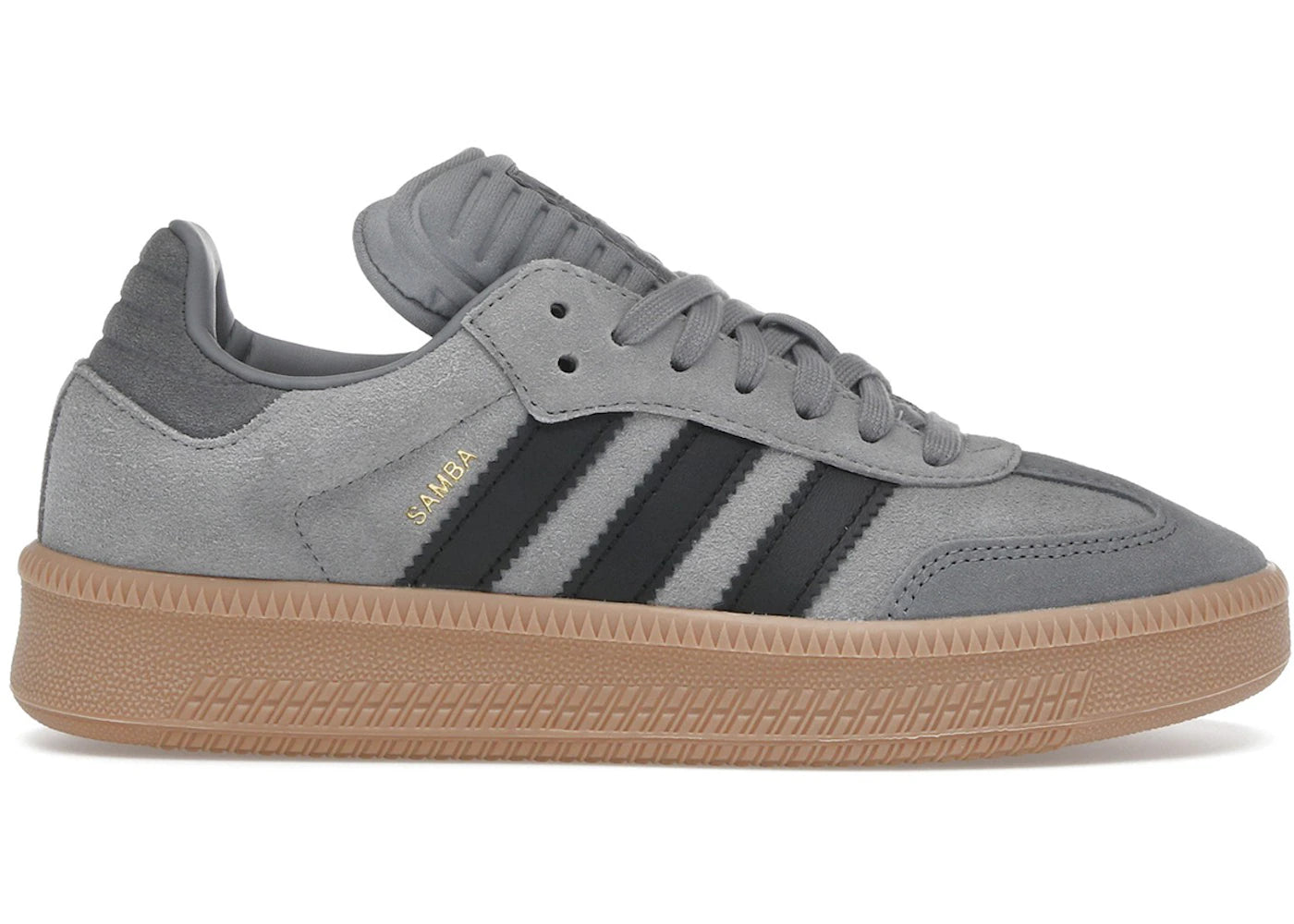 Adidas Samba Xlg Grey Three Core Black Gum (Gs)