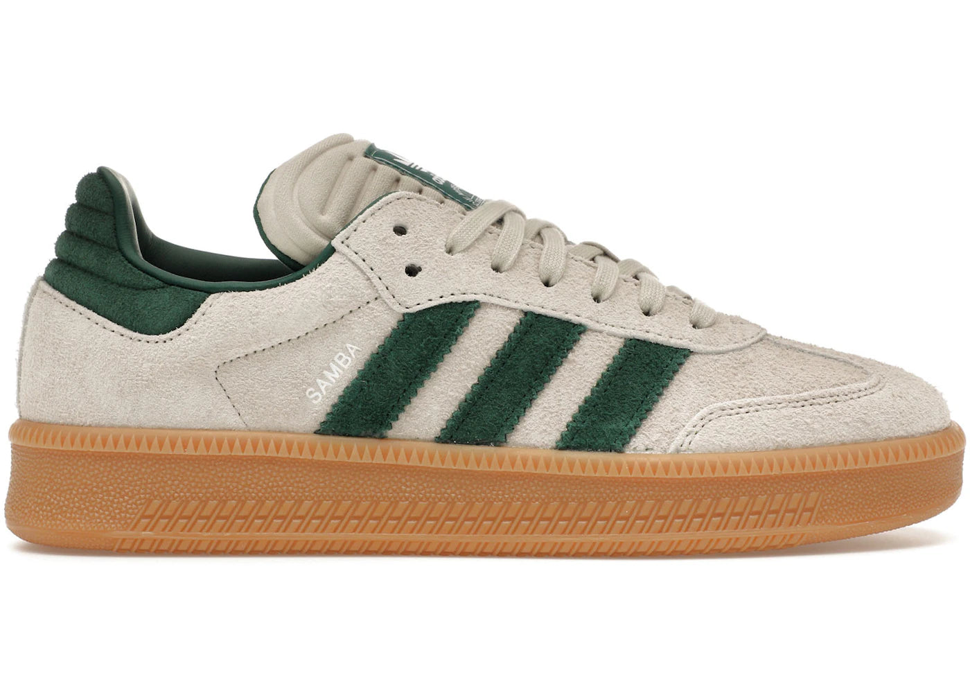 Adidas Samba Xlg Putty Grey Collegiate Green