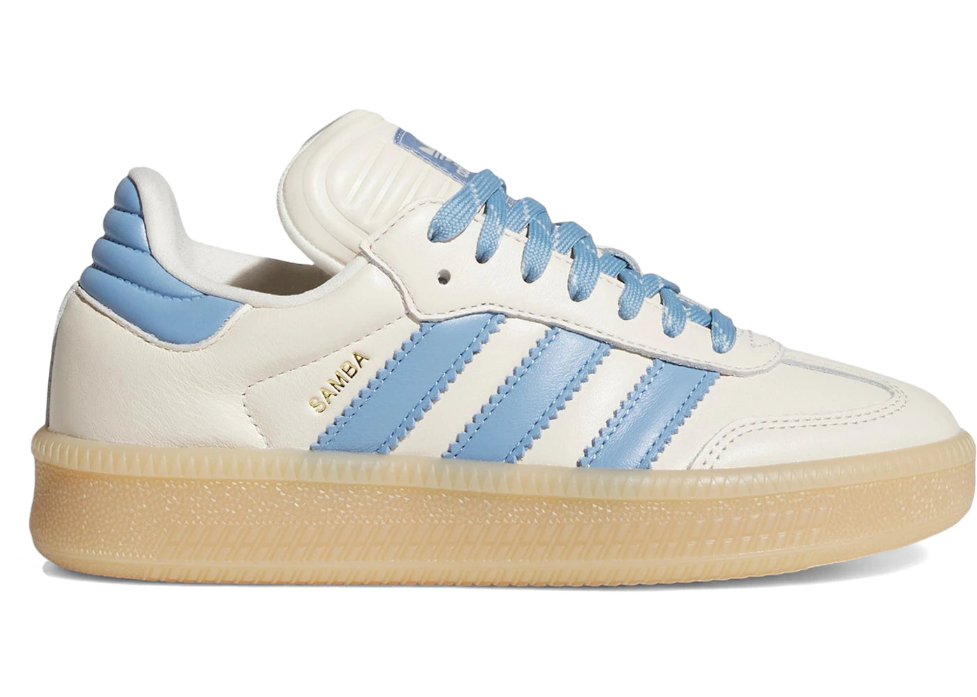 Adidas Samba Xlg Wonder White Ash Blue (Gs)