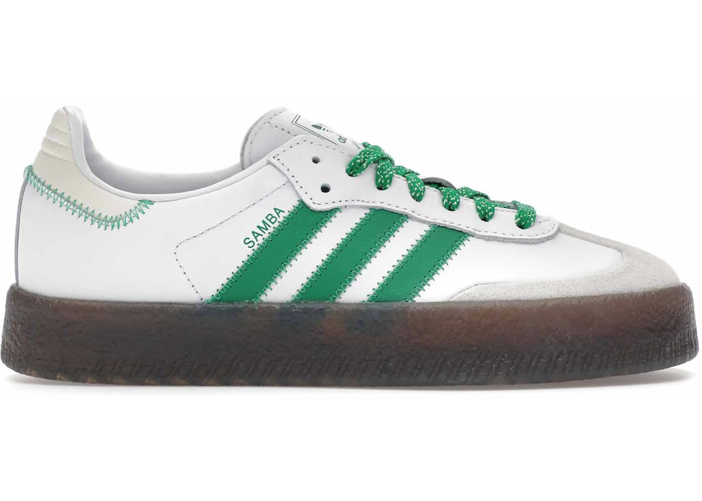 Adidas Sambae Cloud White Green (Women'S)