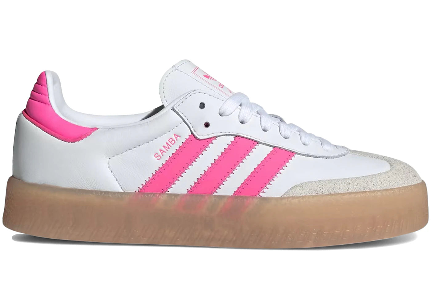 Adidas Sambae White Off White Lucid Pink (Women'S)